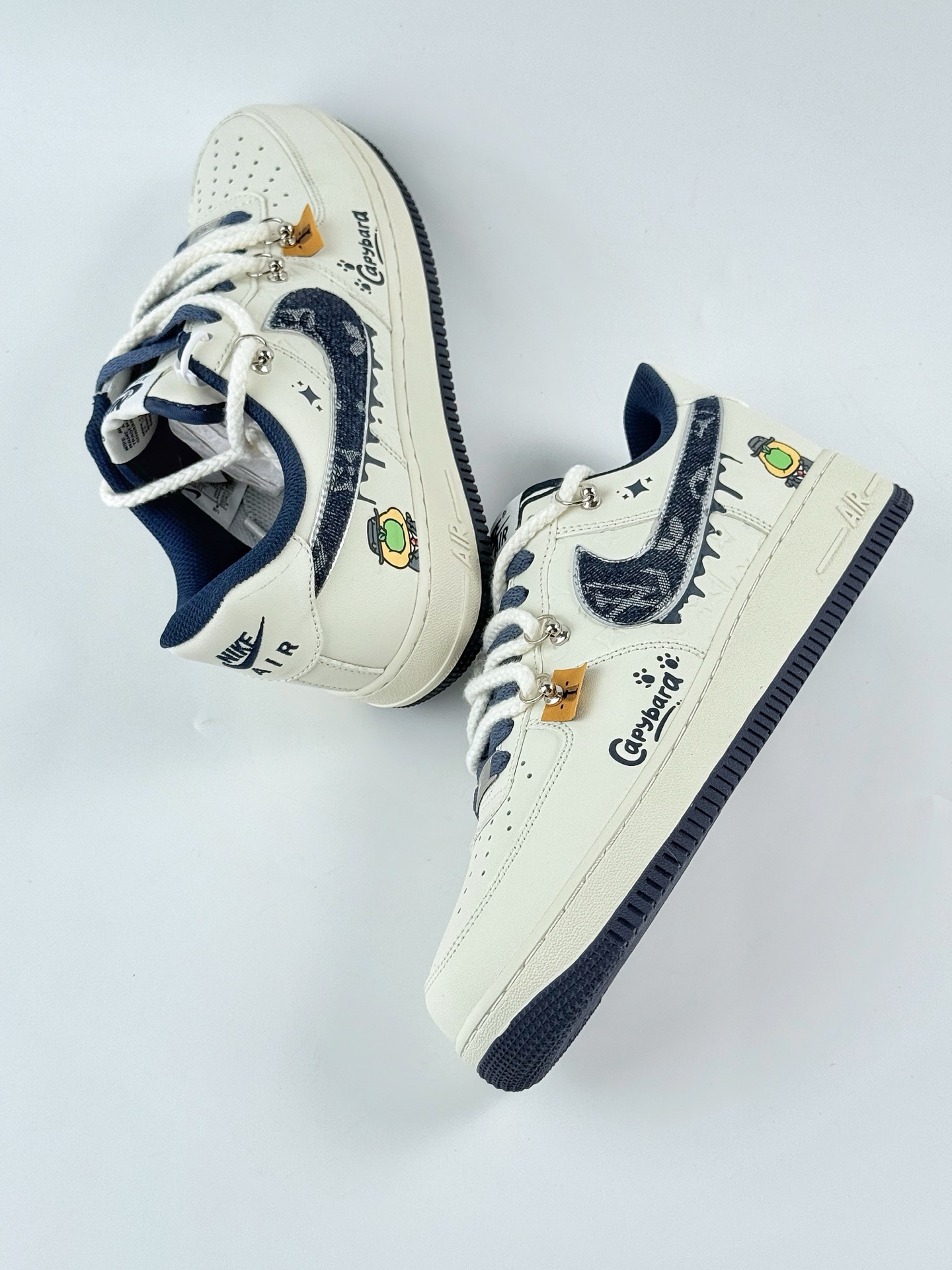 Nike Air Force 1 Low 07 白蓝涂鸦绑带 LV0506-110