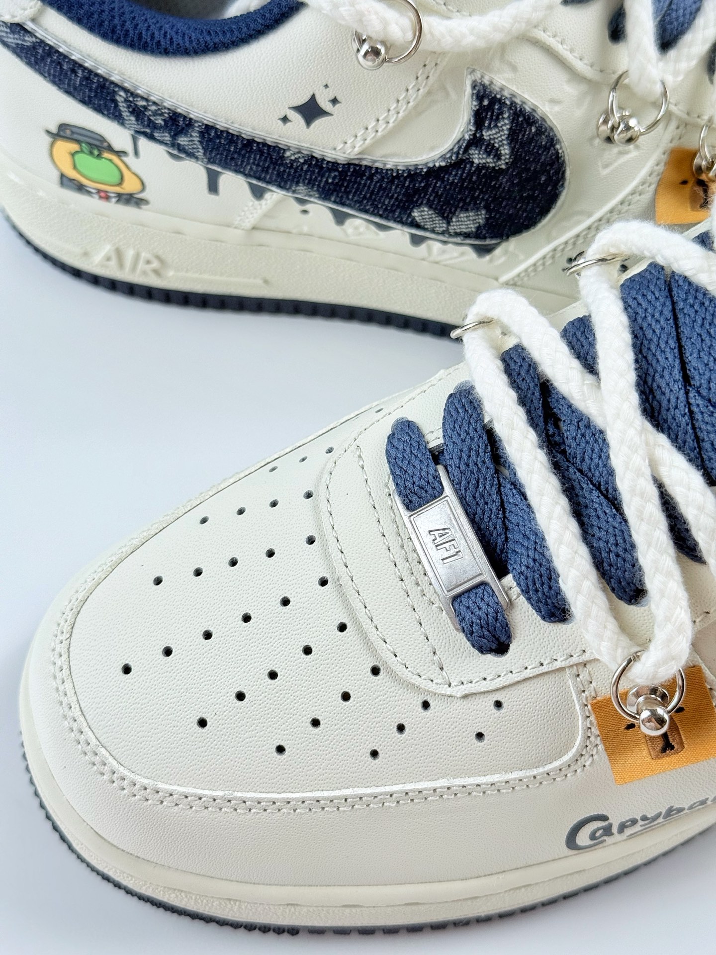 Nike Air Force 1 Low 07 白蓝涂鸦绑带 LV0506-110