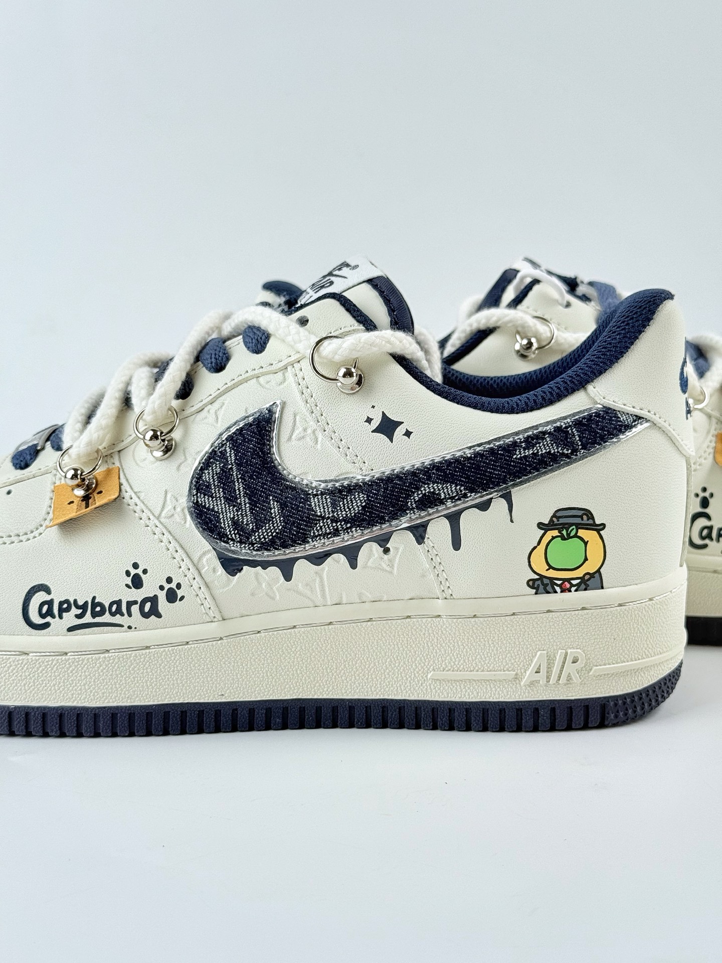 Nike Air Force 1 Low 07 白蓝涂鸦绑带 LV0506-110