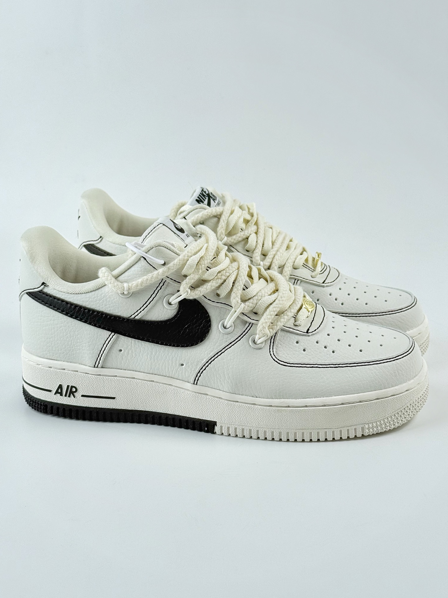 Nike Air Force 1 Low 07 白黑绑带 SX 1968002