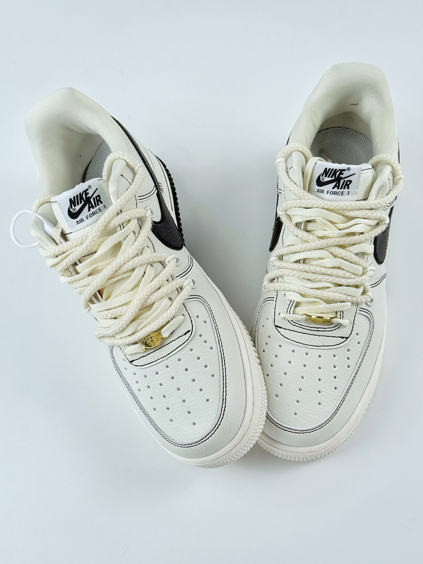 Nike Air Force 1 Low 07 白黑绑带 SX 1968002
