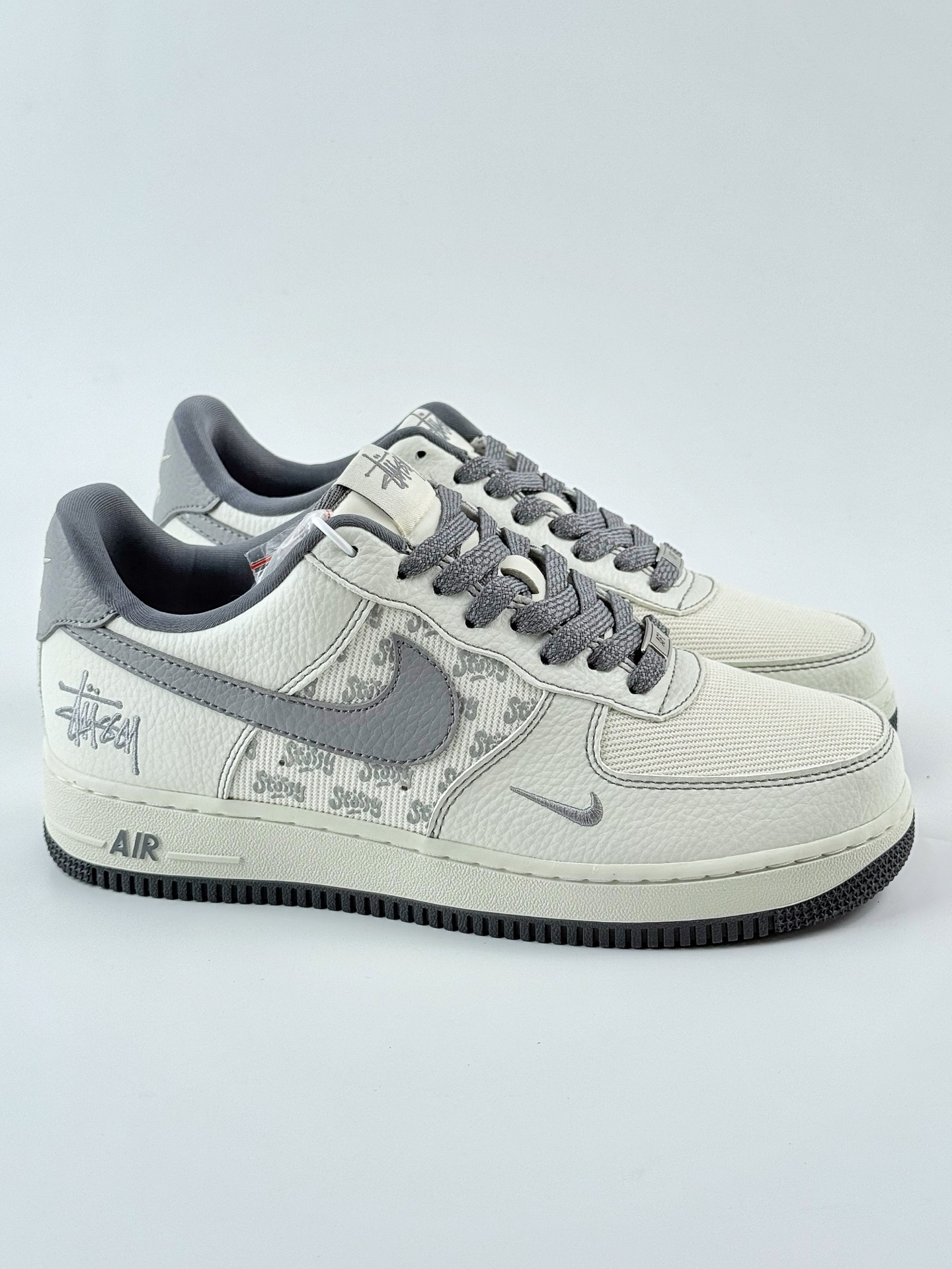 Nike Air Force 1 Low 07 x Stussy 白灰小钩满天星 BZ6808-101