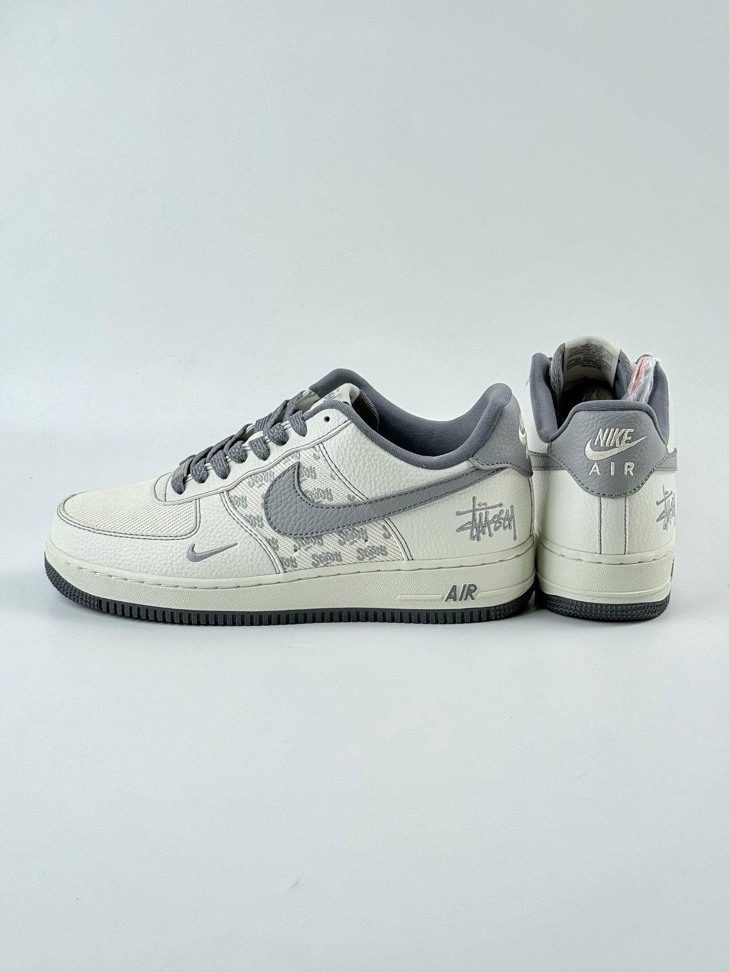 Nike Air Force 1 Low 07 x Stussy 白灰小钩满天星 BZ6808-101