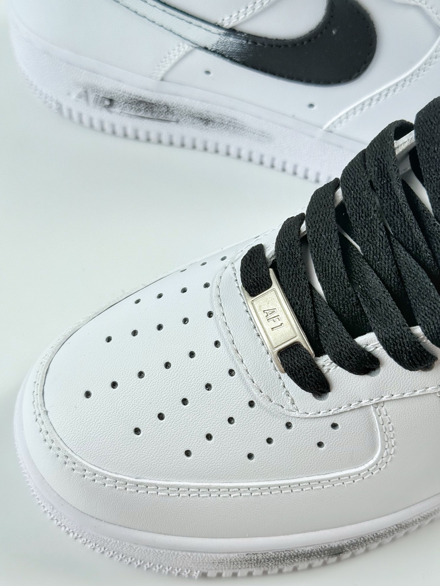 Nike Air Force 1 Low 07 高街 做旧 白黑 ZH0316-078