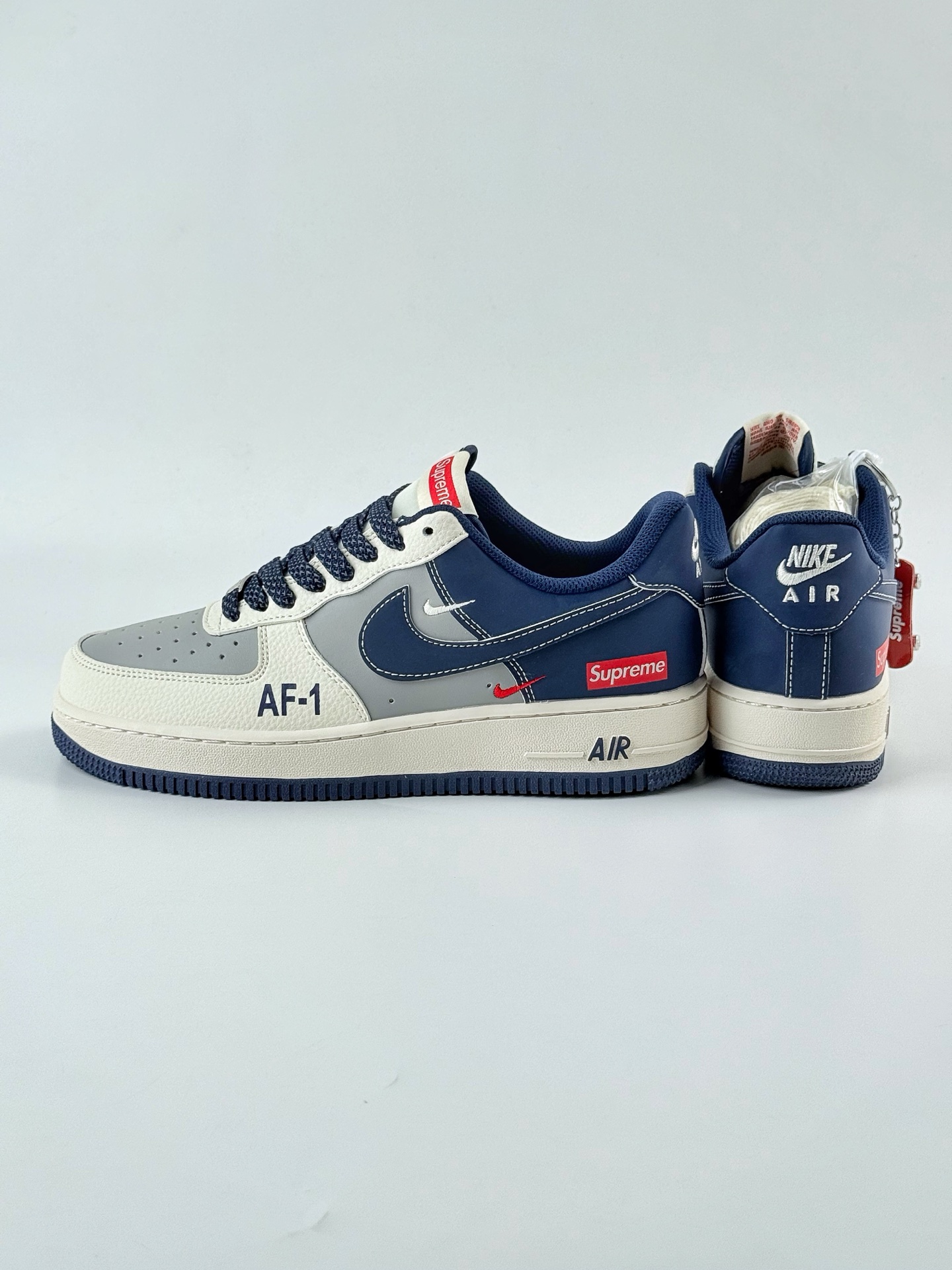 260 Nike Air Force 1 Low 07 x Supreme 白蓝双小钩满天星 HH7518-054