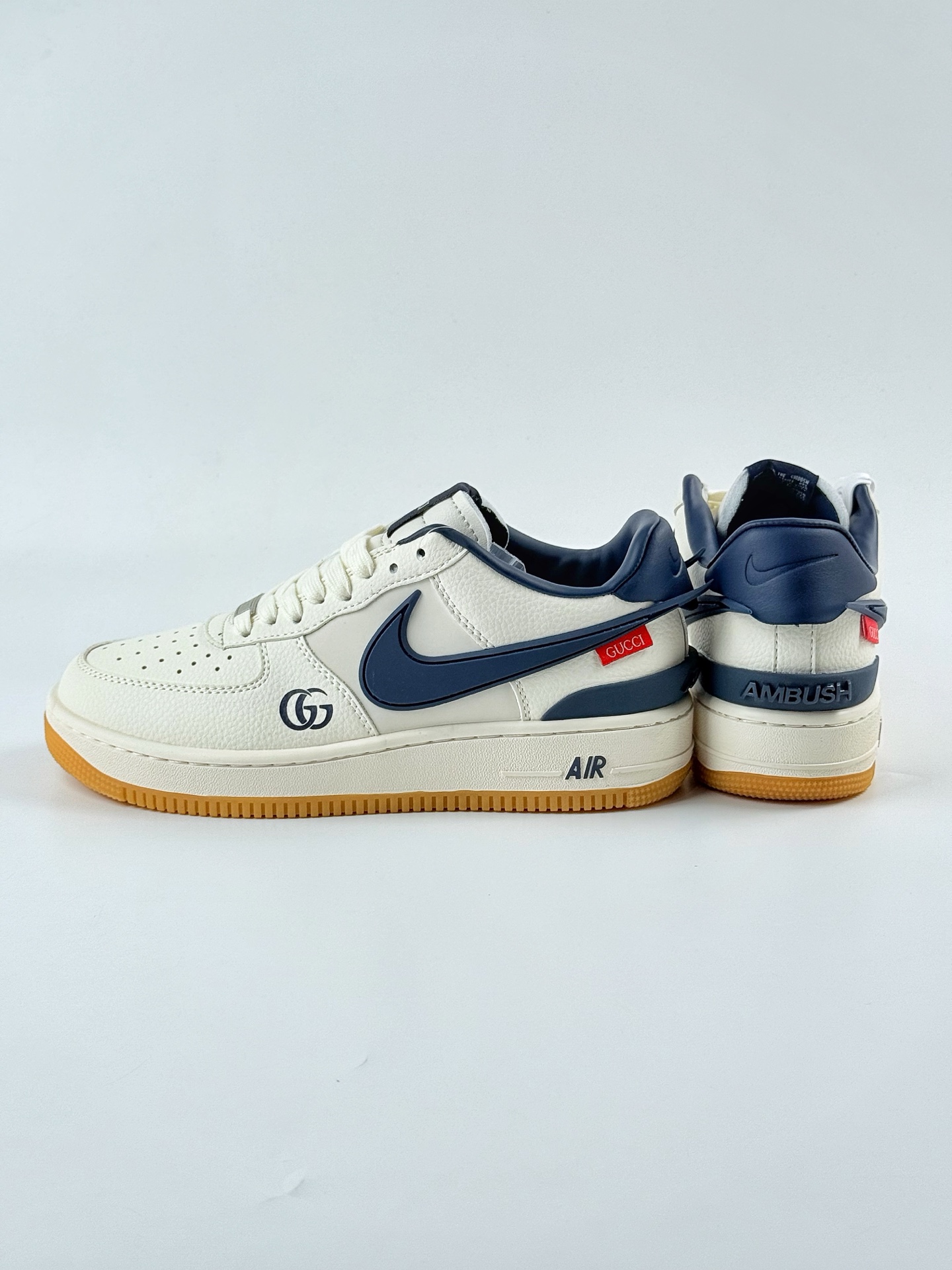 260 Nike Air Force 1 Low 07 x GUCCI 白蓝大钩 XS3464-576