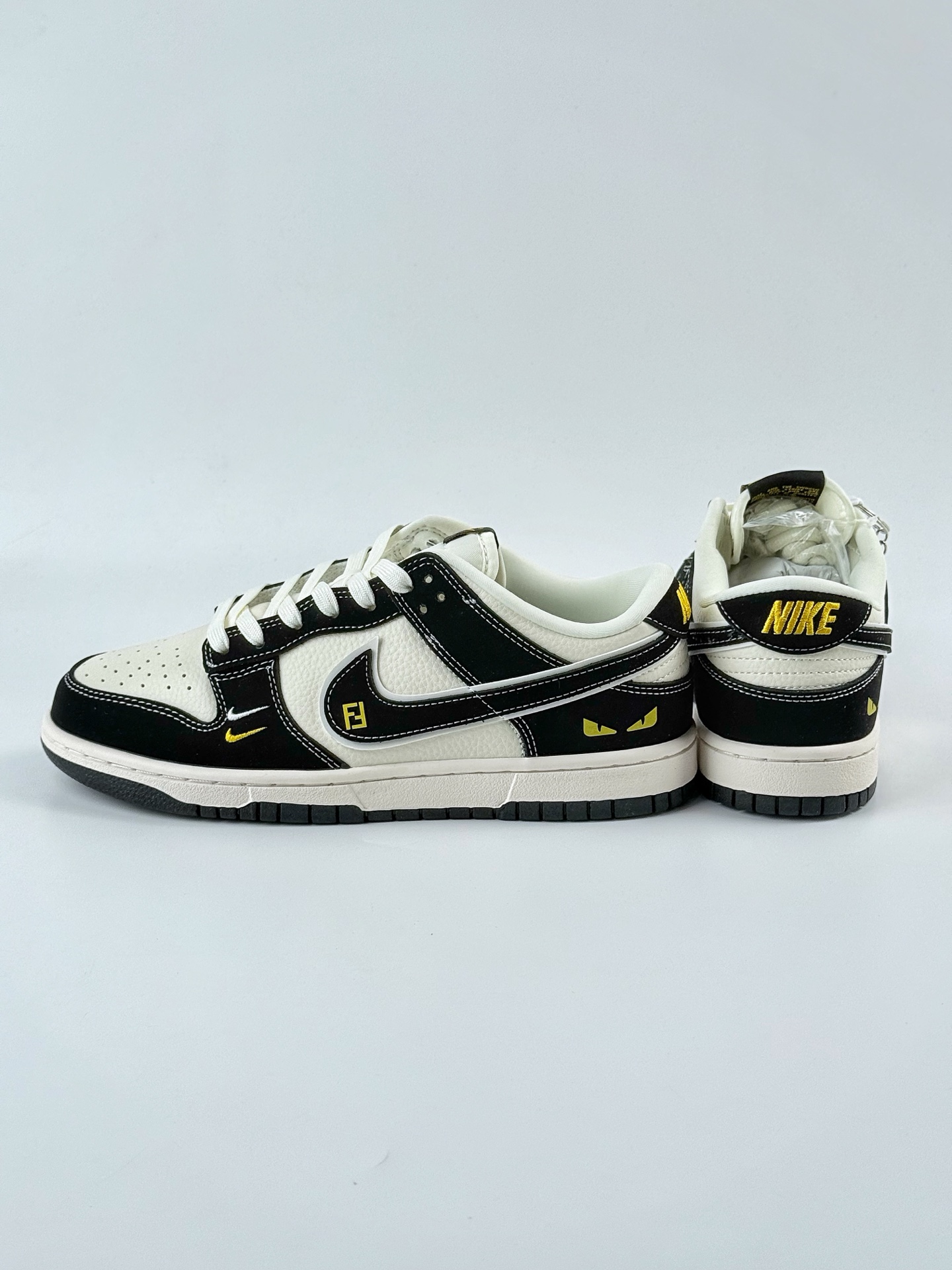 Nike SB Dunk Low x FEND 黑白黄双小钩 LW1818-115