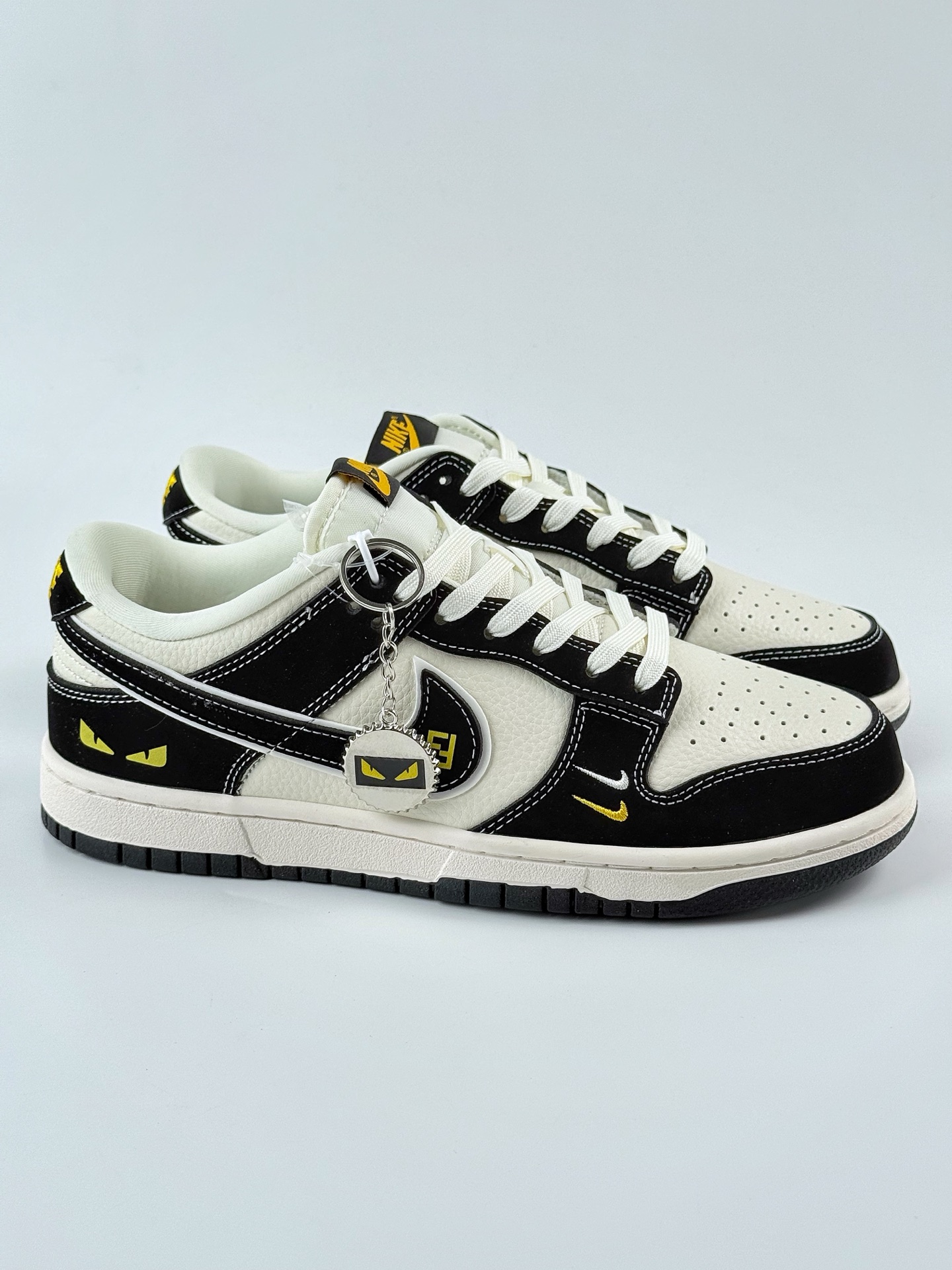Nike SB Dunk Low x FEND 黑白黄双小钩 LW1818-115