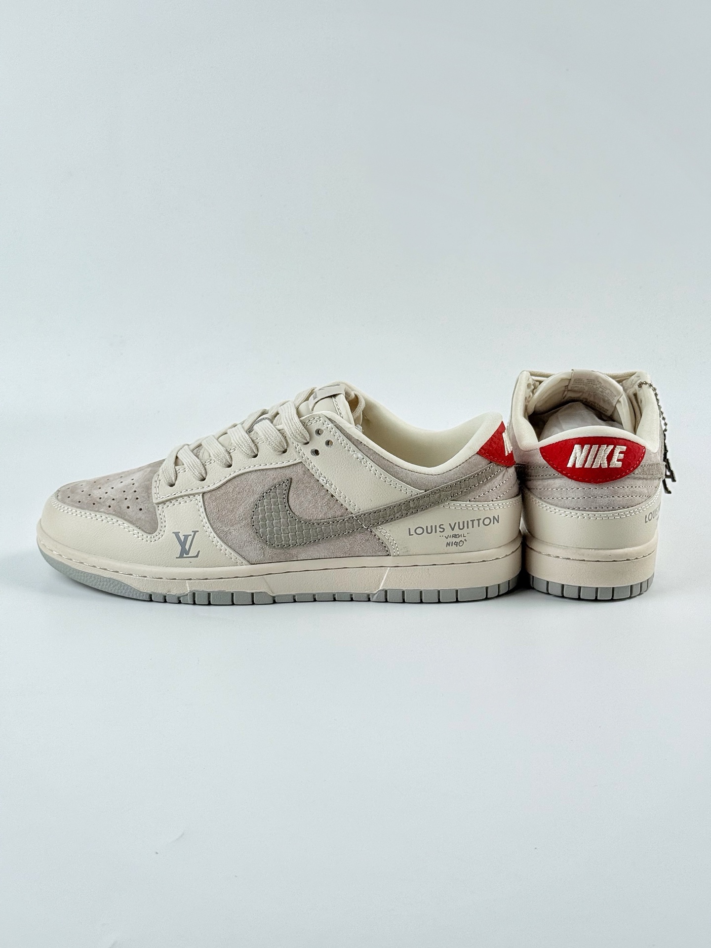 Nike SB Dunk Low x Louis Vuitton 白灰红 XX3168-125