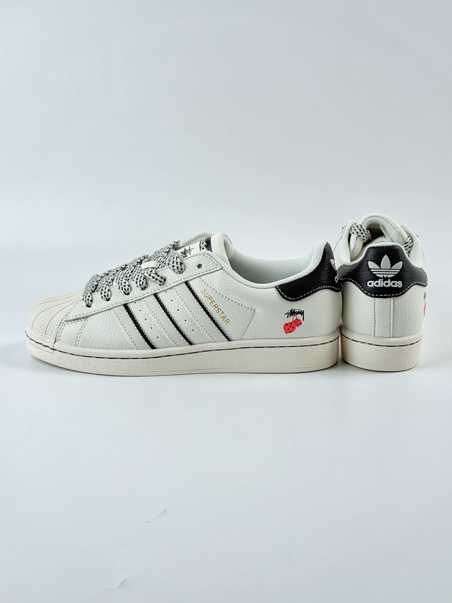 AD Originals Superstar x Stussy 白黑满天星 SD6815
