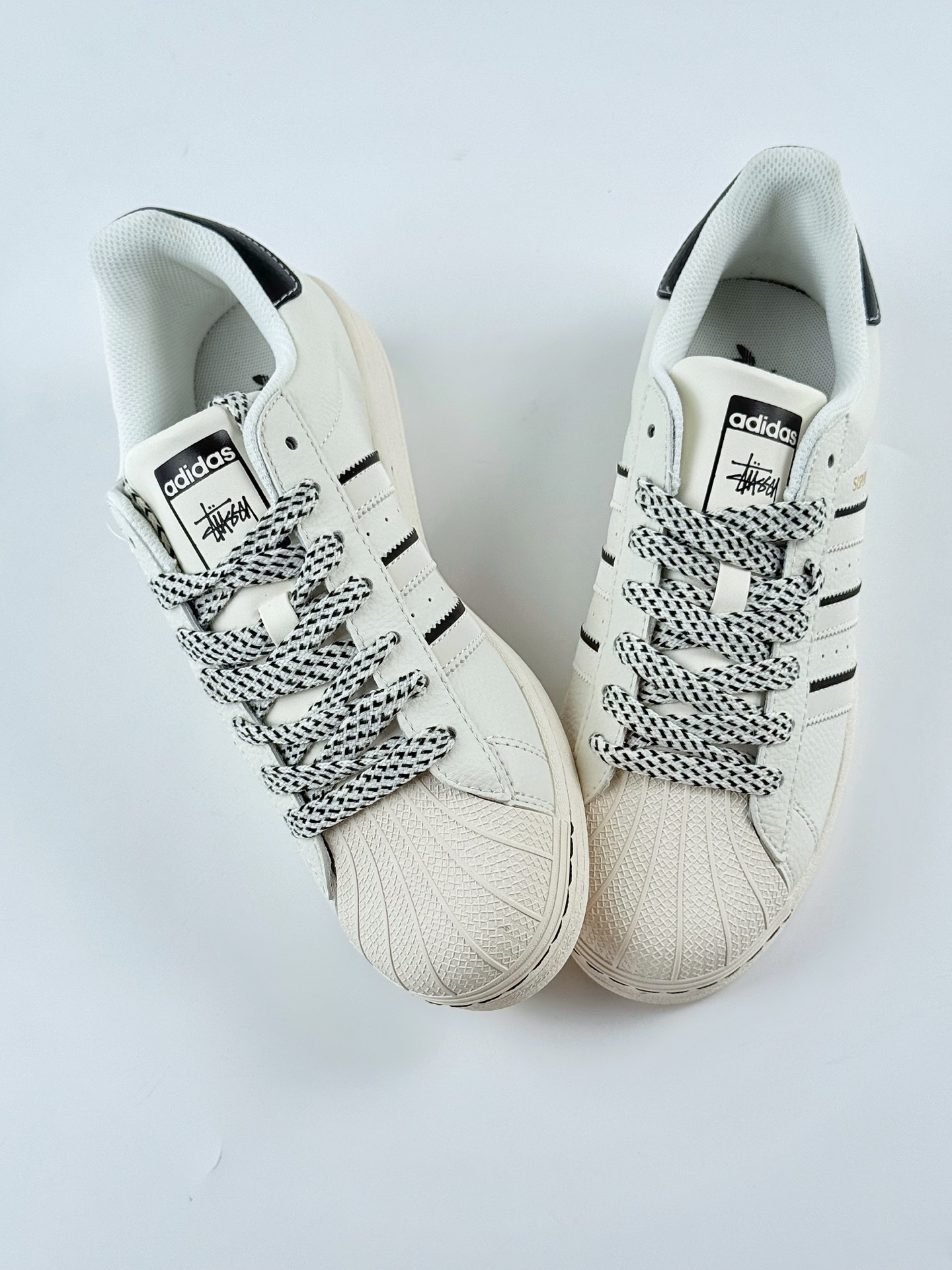 AD Originals Superstar x Stussy 白黑满天星 SD6815