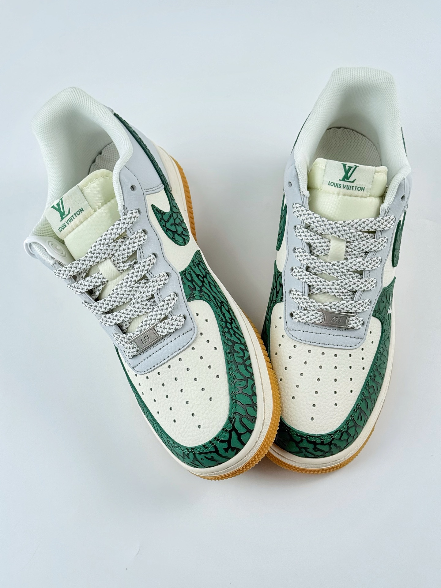 Nike Air Force 1 Low 07 x Louis Vuitton 绿白灰满天星 ZH2598-306