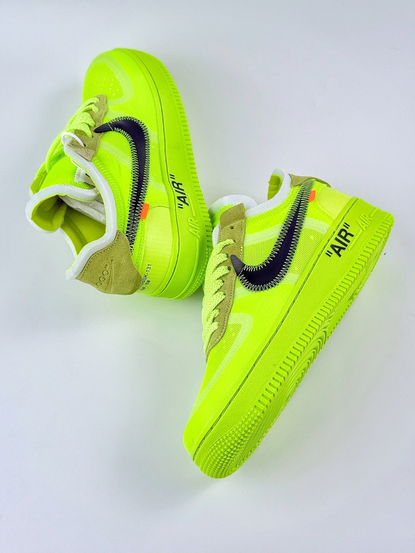Nike Air Force 1 Low 07 x OFF-WHITE Part 2Volt THE THE 荧光绿 AO4606-700
