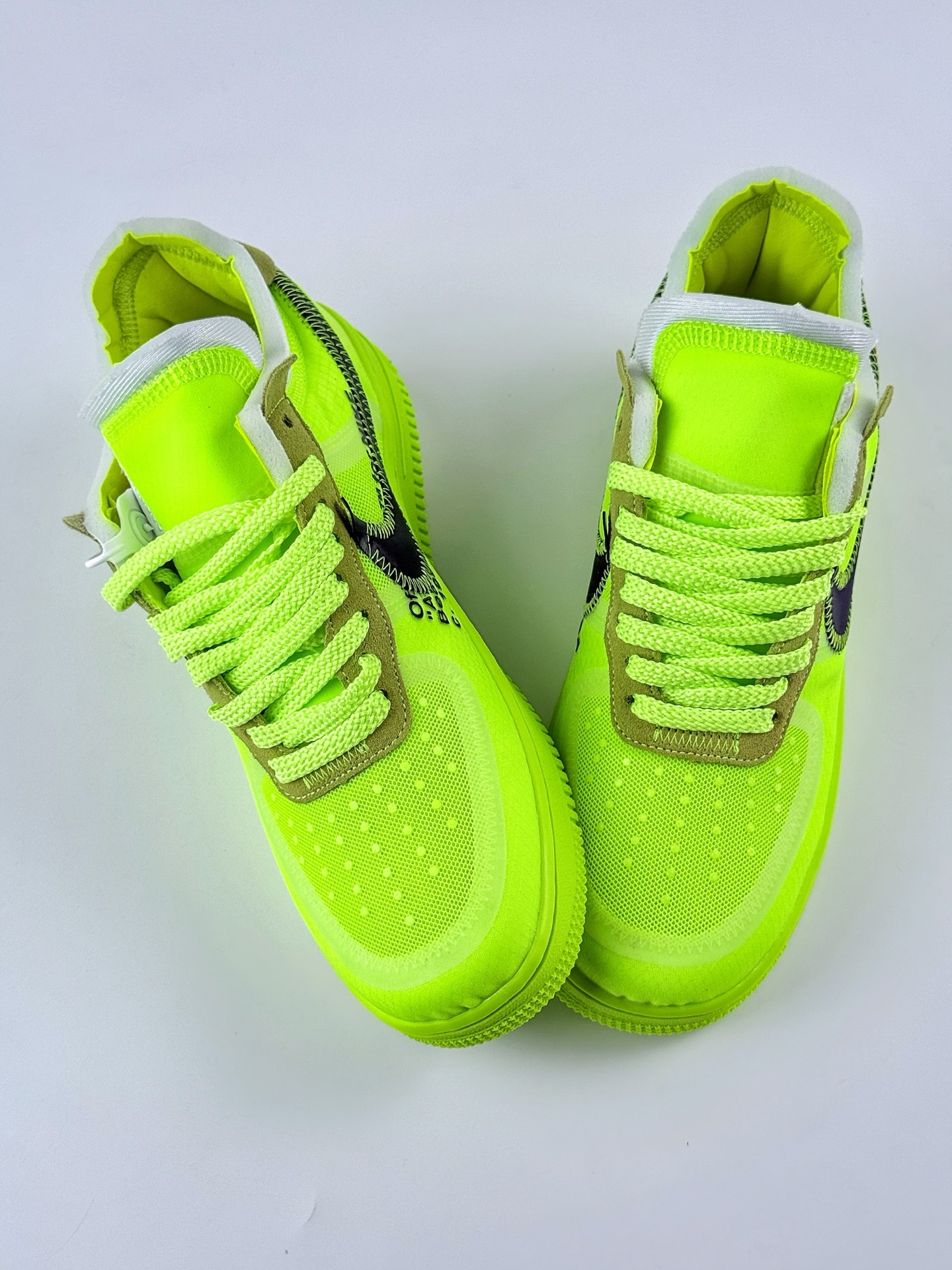 Nike Air Force 1 Low 07 x OFF-WHITE Part 2Volt THE THE 荧光绿 AO4606-700