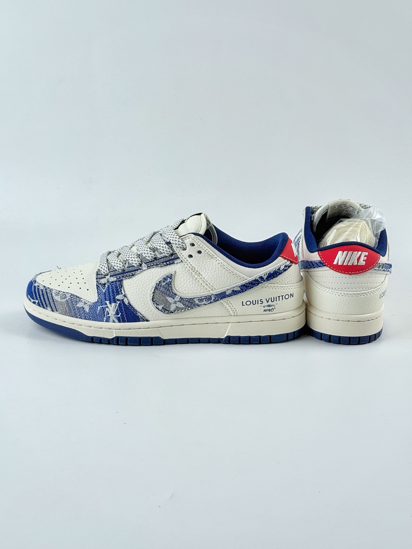 Nike SB Dunk Low x Louis Vuitton 蓝白牛仔满天星 JY6988-112