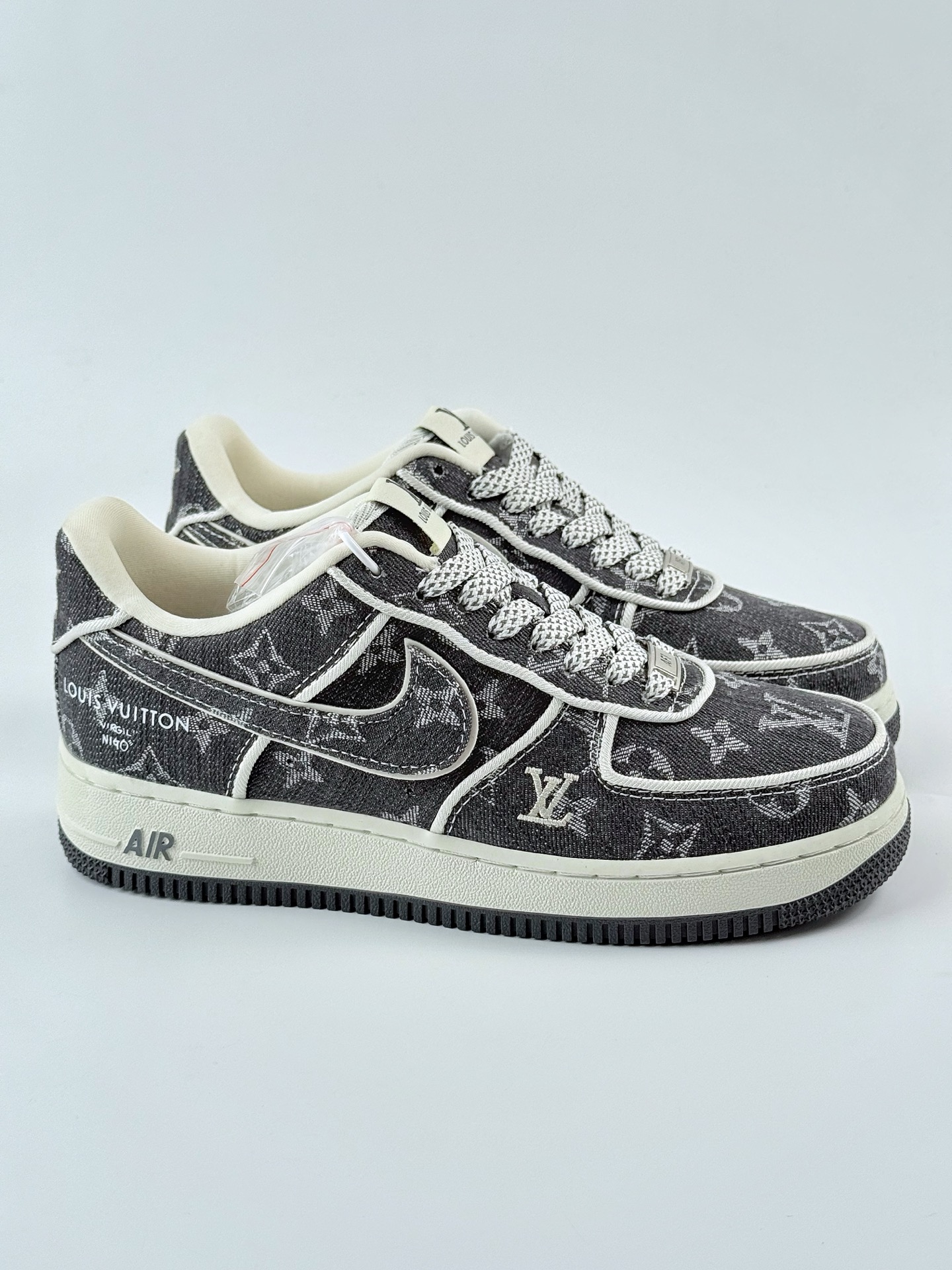 Nike Air Force 1 Low 07 x Louis Vuitton 深灰牛仔印花满天星 SC9207-530