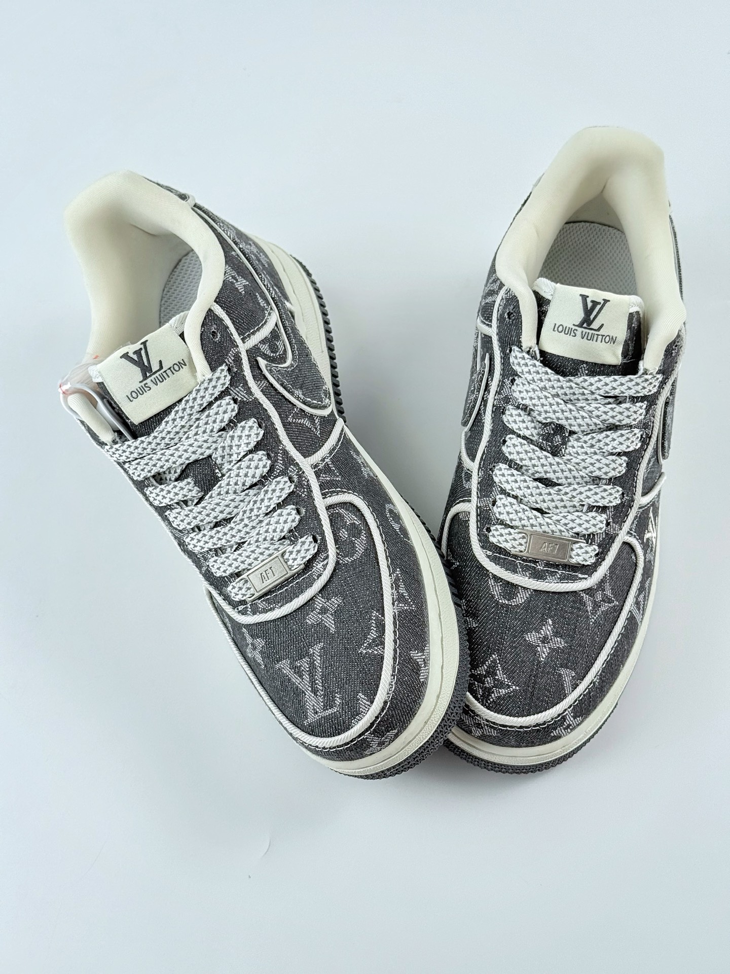 Nike Air Force 1 Low 07 x Louis Vuitton 深灰牛仔印花满天星 SC9207-530