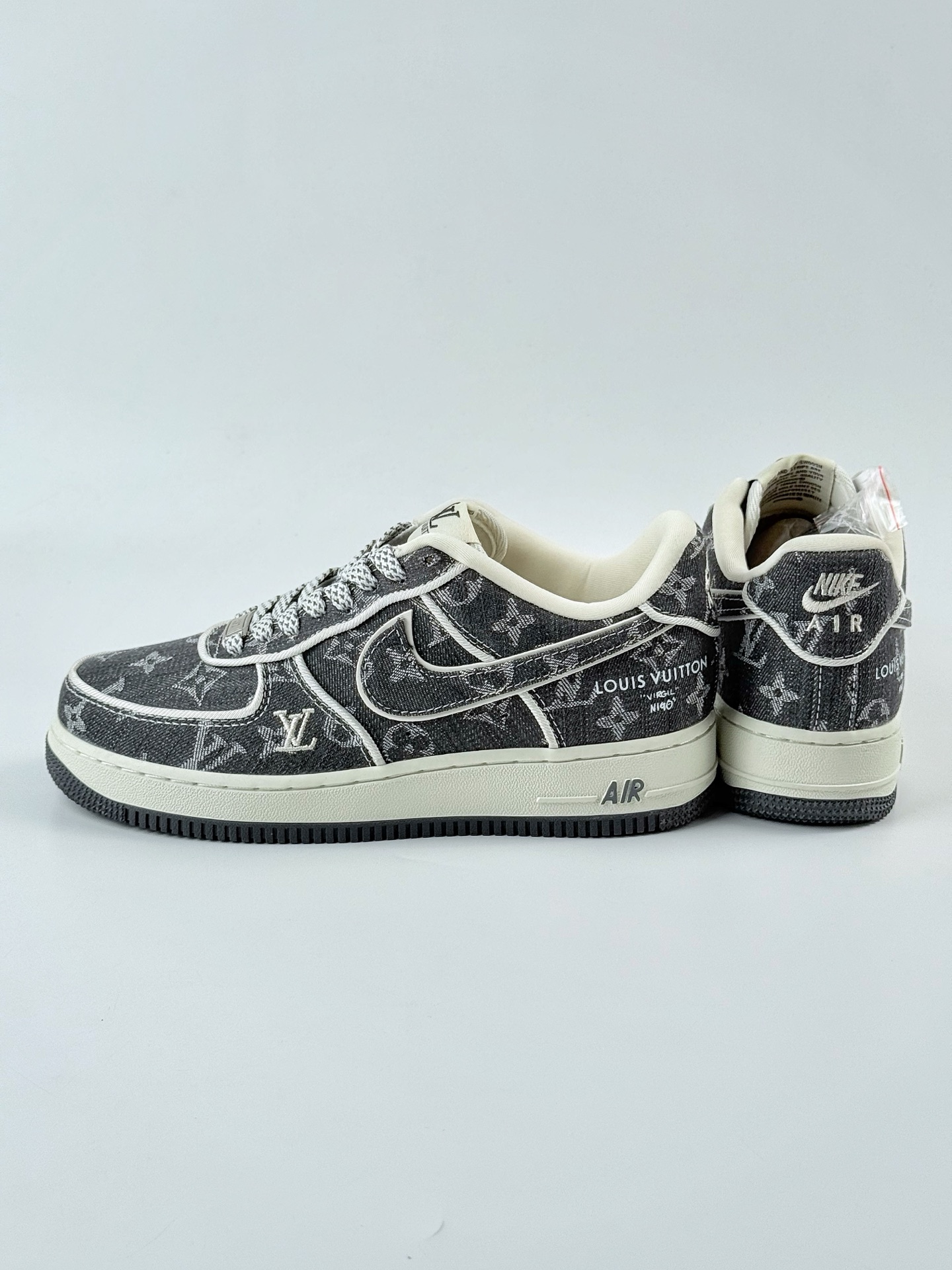 Nike Air Force 1 Low 07 x Louis Vuitton 深灰牛仔印花满天星 SC9207-530