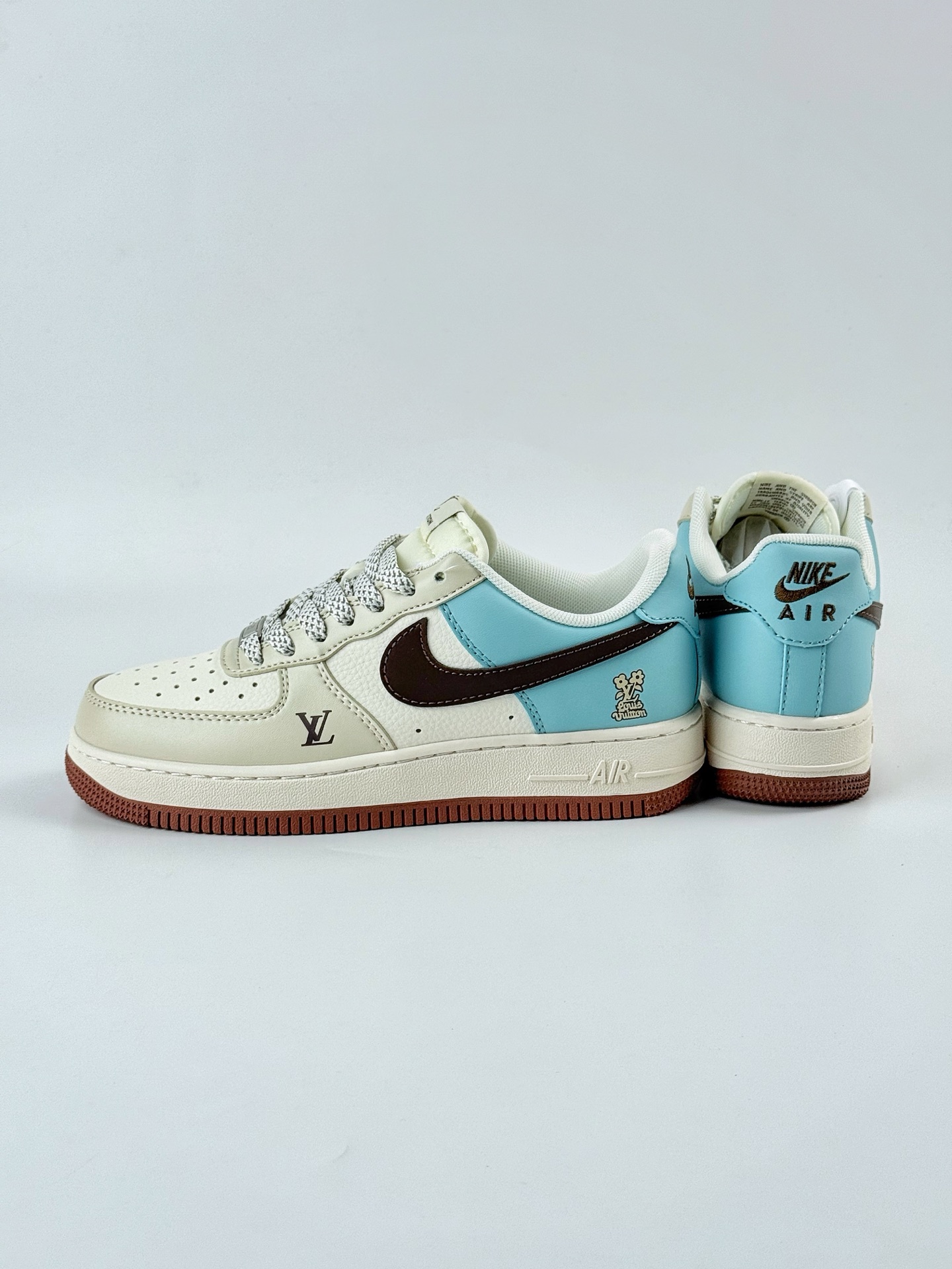 Nike Air Force 1 Low 07 x Louis Vuitton 白棕蓝满天星 JJ2508-702