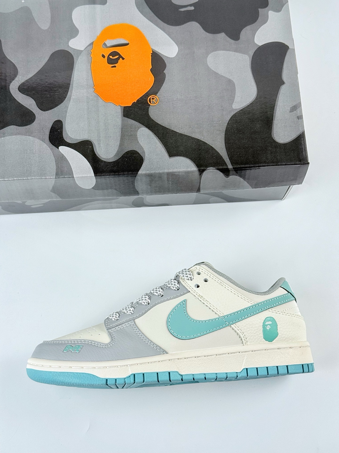 Nike SB Dunk Low x BAPE 灰白蓝满天星 XF8698-088