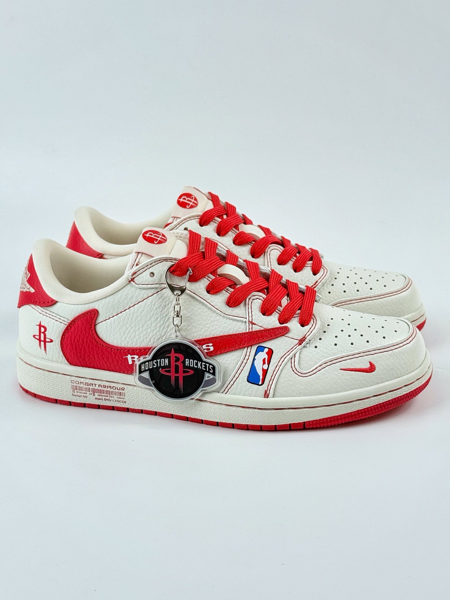 Travis Scott x Nike Air Jordan 1 Low x ROCKETS Air Jordan 1 Low 反转火箭白红小钩倒钩 SC9207-029