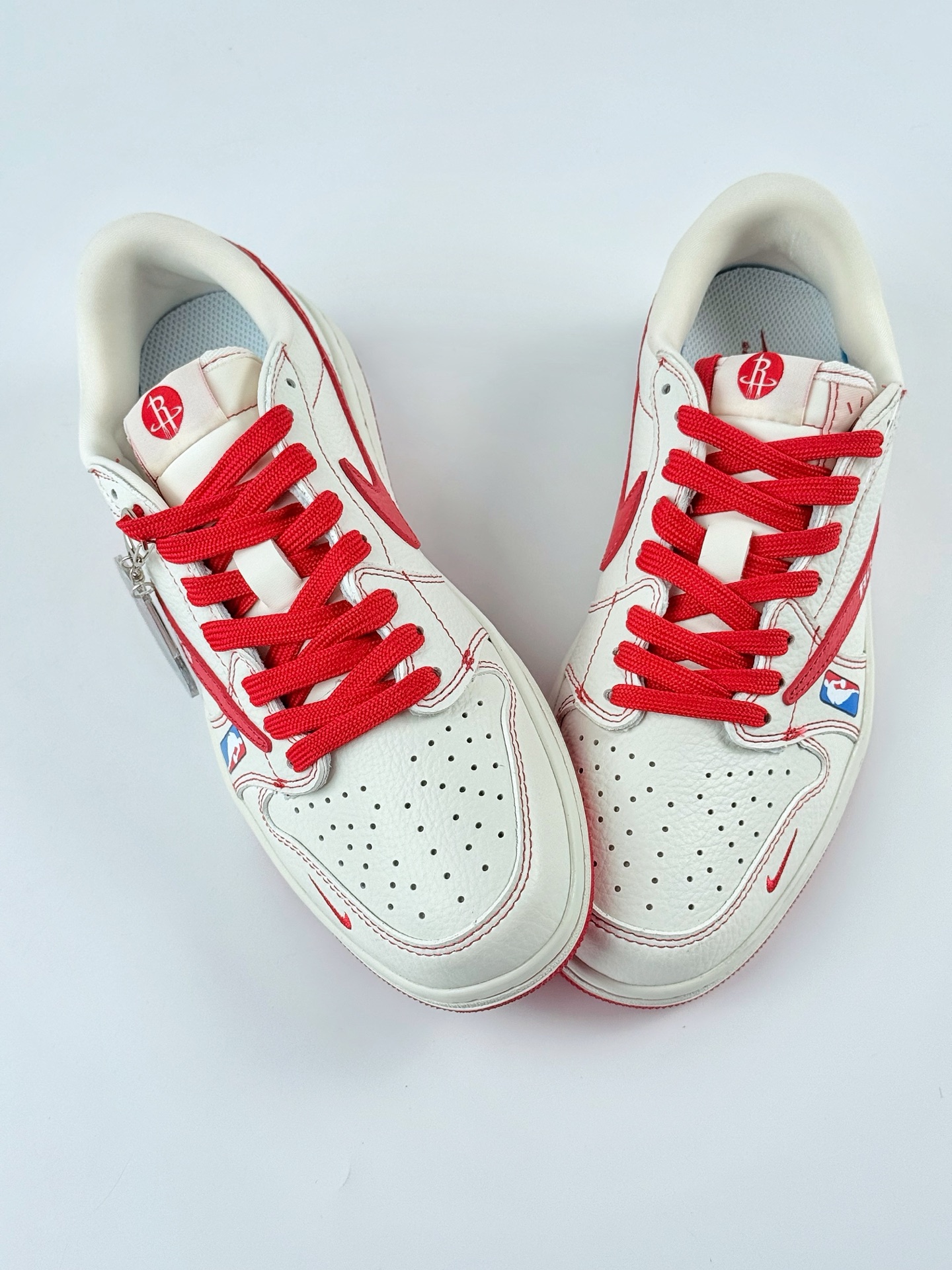 Travis Scott x Nike Air Jordan 1 Low x ROCKETS Air Jordan 1 Low 反转火箭白红小钩倒钩 SC9207-029
