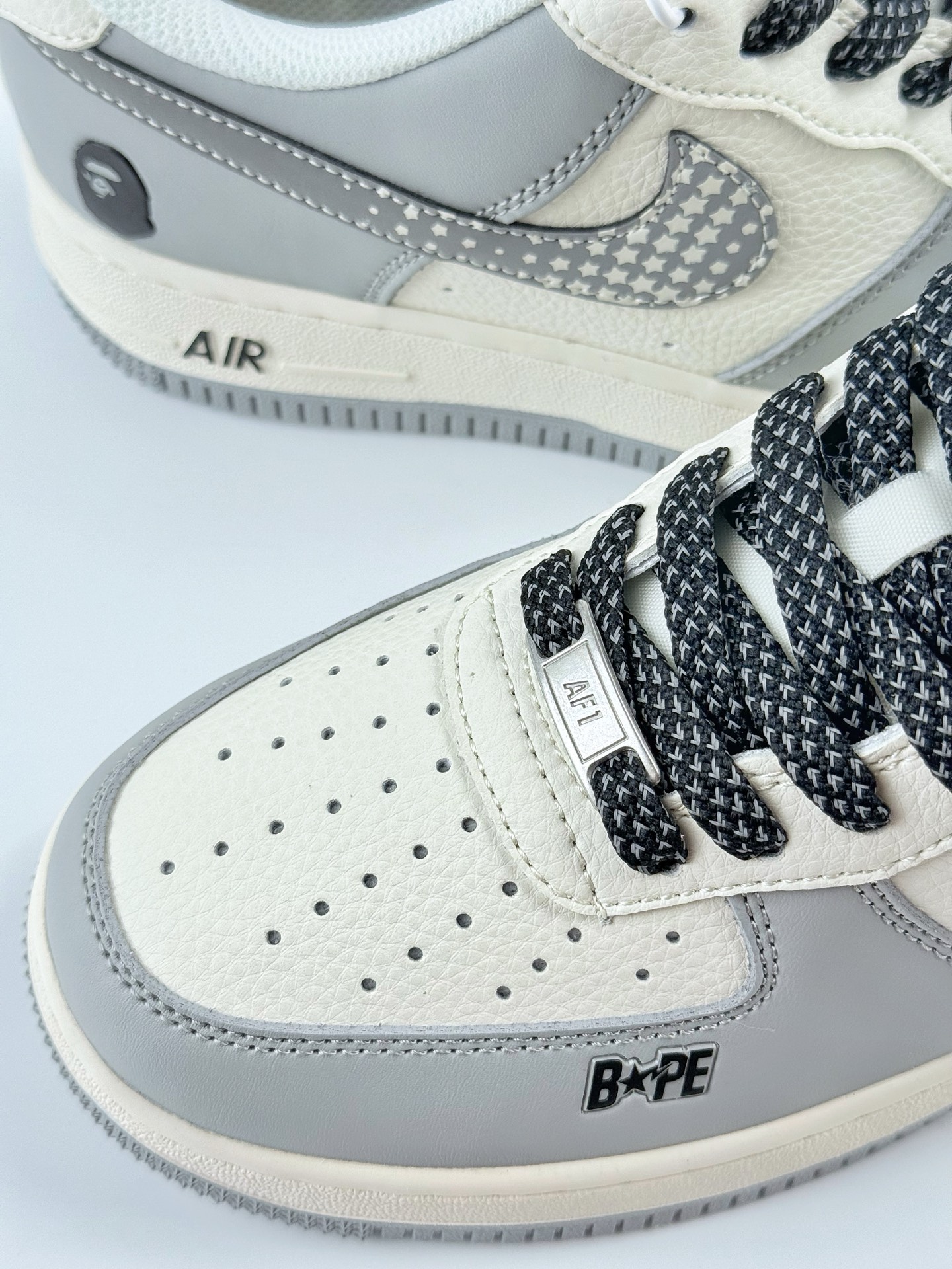 Nike Air Force 1 Low 07 x BAPE 灰白满天星 XS1958-571