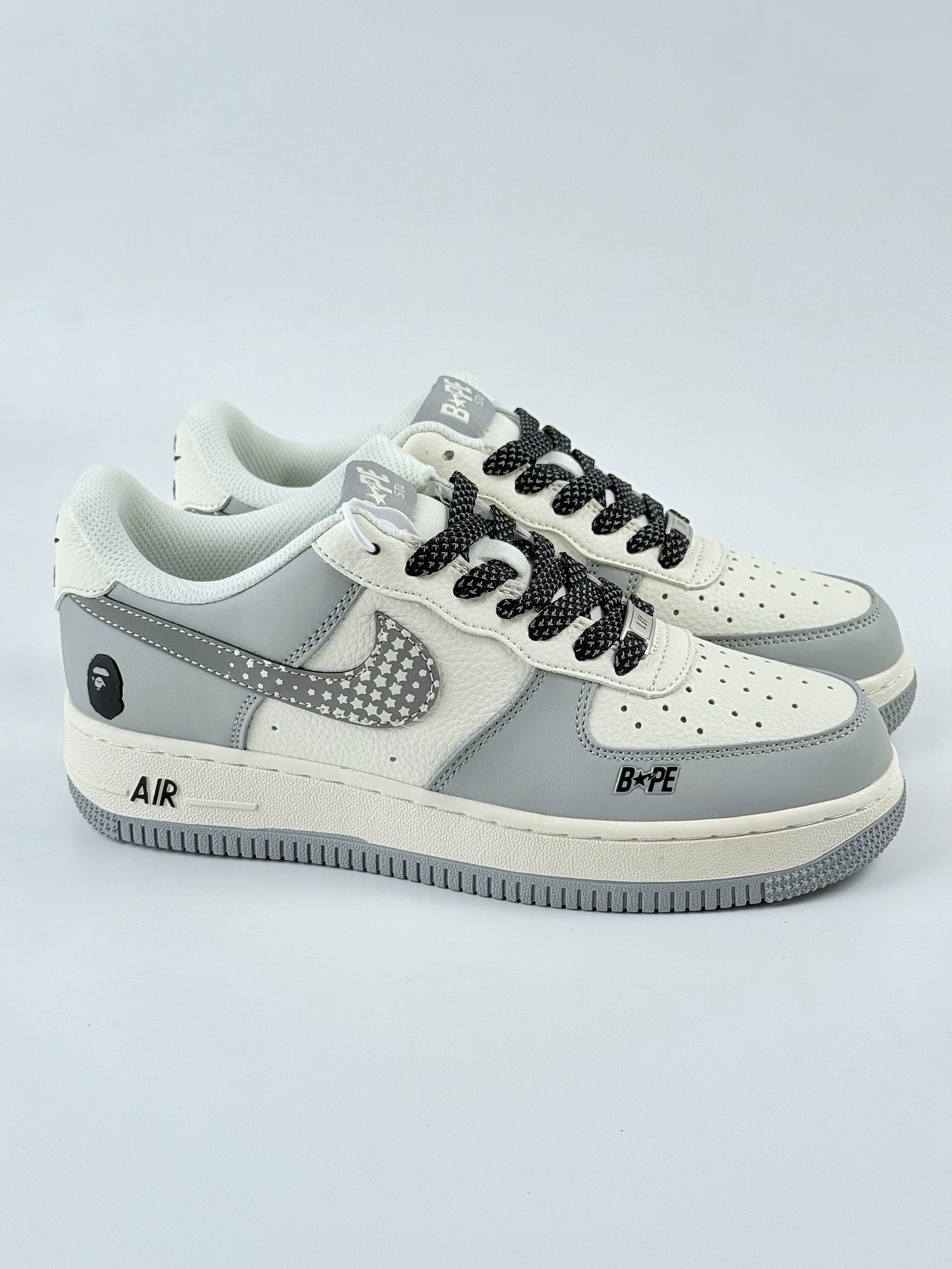 Nike Air Force 1 Low 07 x BAPE 灰白满天星 XS1958-571