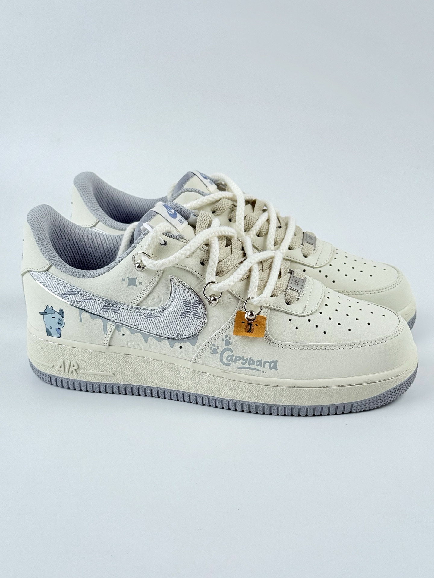 Nike Air Force 1 Low 07 白灰绑带涂鸦 LV0506-220