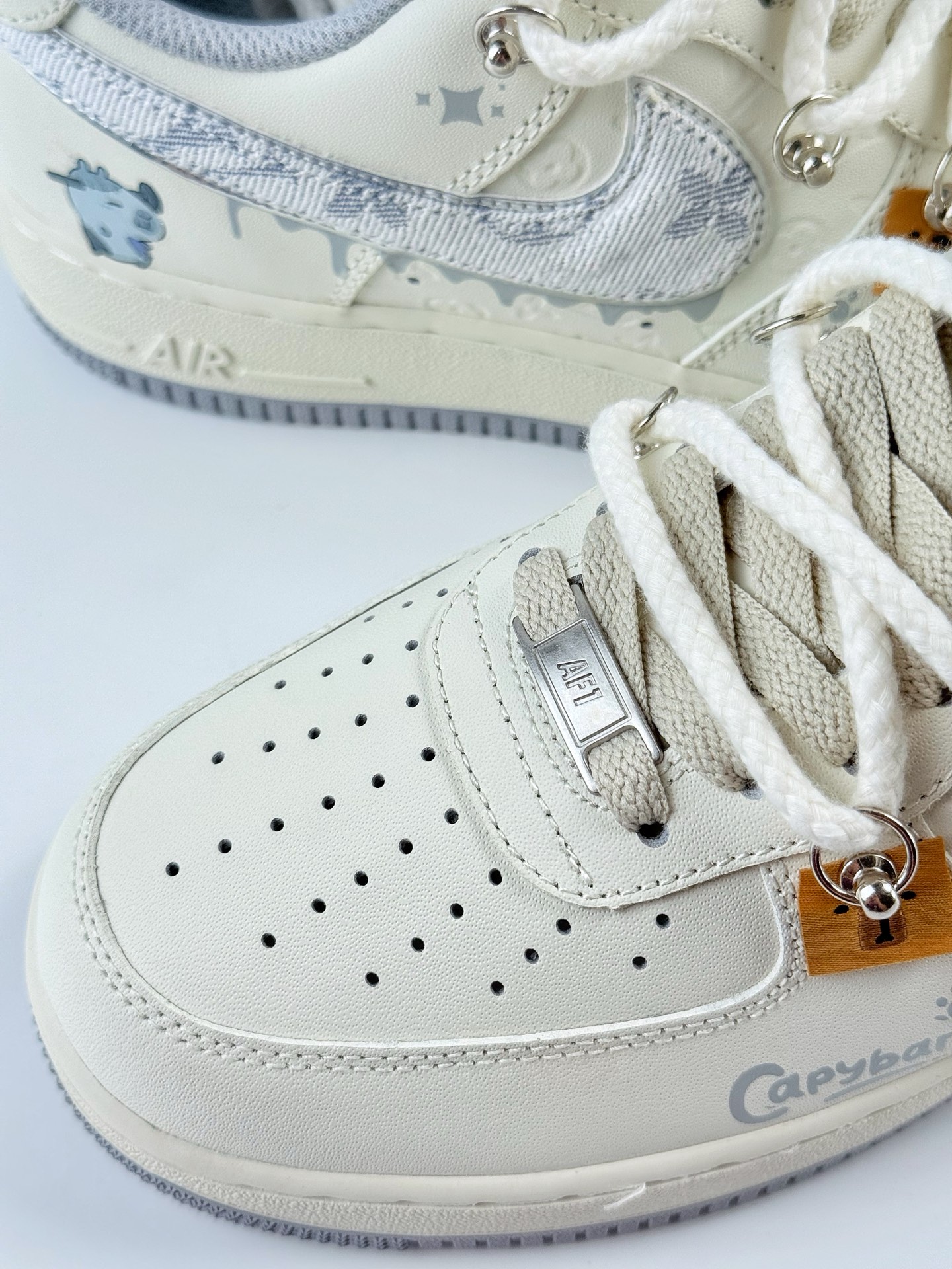 Nike Air Force 1 Low 07 白灰绑带涂鸦 LV0506-220