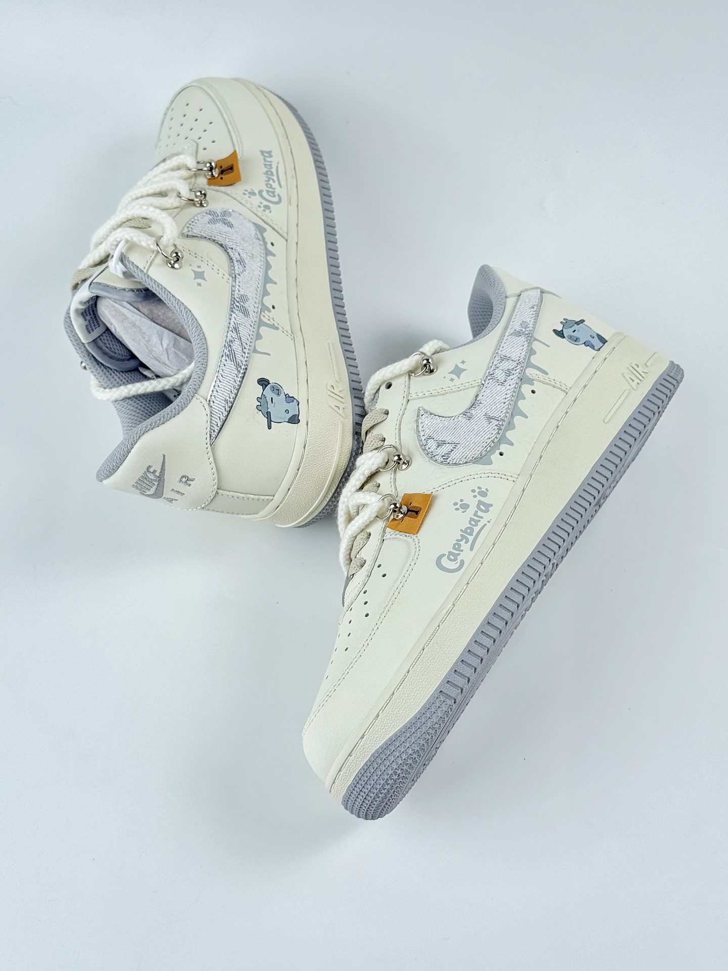 Nike Air Force 1 Low 07 白灰绑带涂鸦 LV0506-220