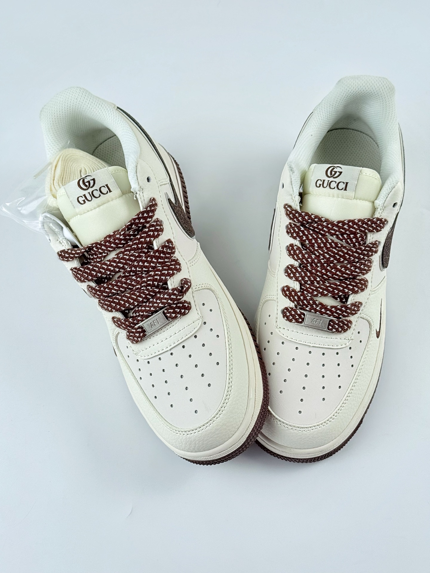Nike Air Force 1 Low 07 x GUCCI 白咖小钩满天星 QY6818-609