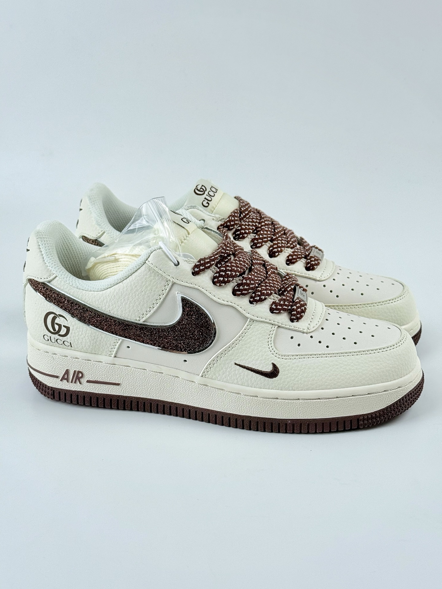 Nike Air Force 1 Low 07 x GUCCI 白咖小钩满天星 QY6818-609