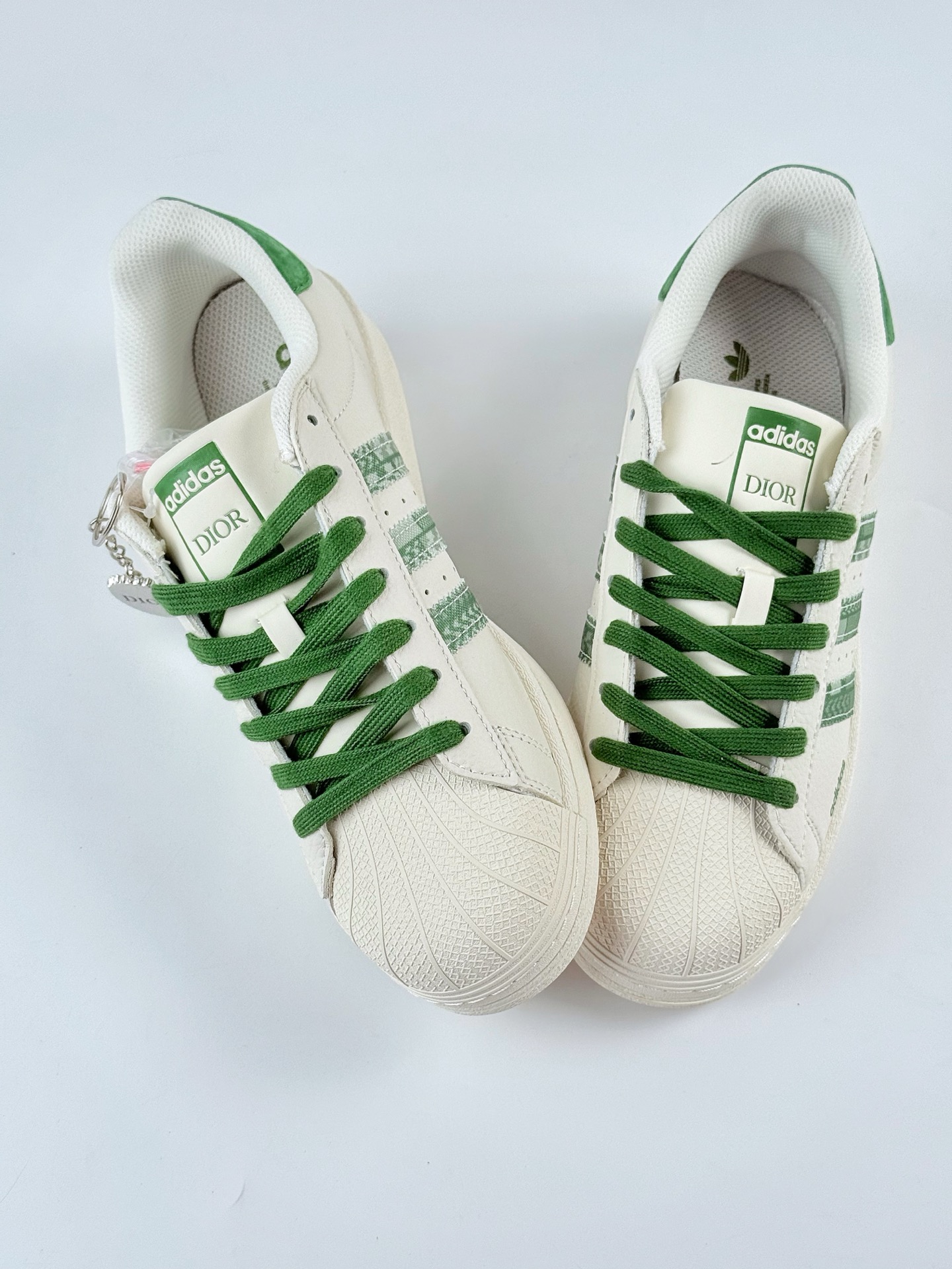 AD Originals Superstar x DIOR 白绿 XS0006