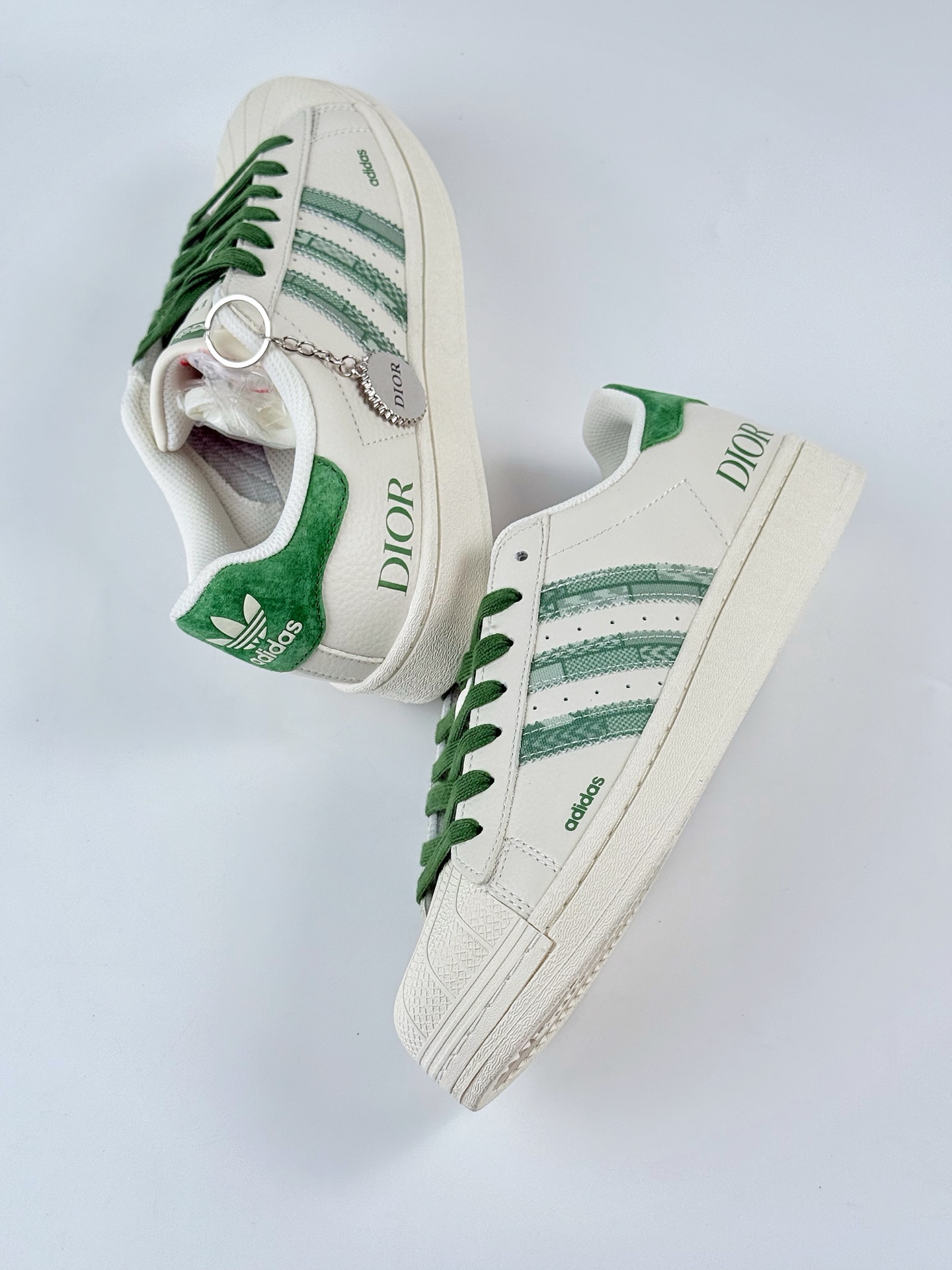 AD Originals Superstar x DIOR 白绿 XS0006