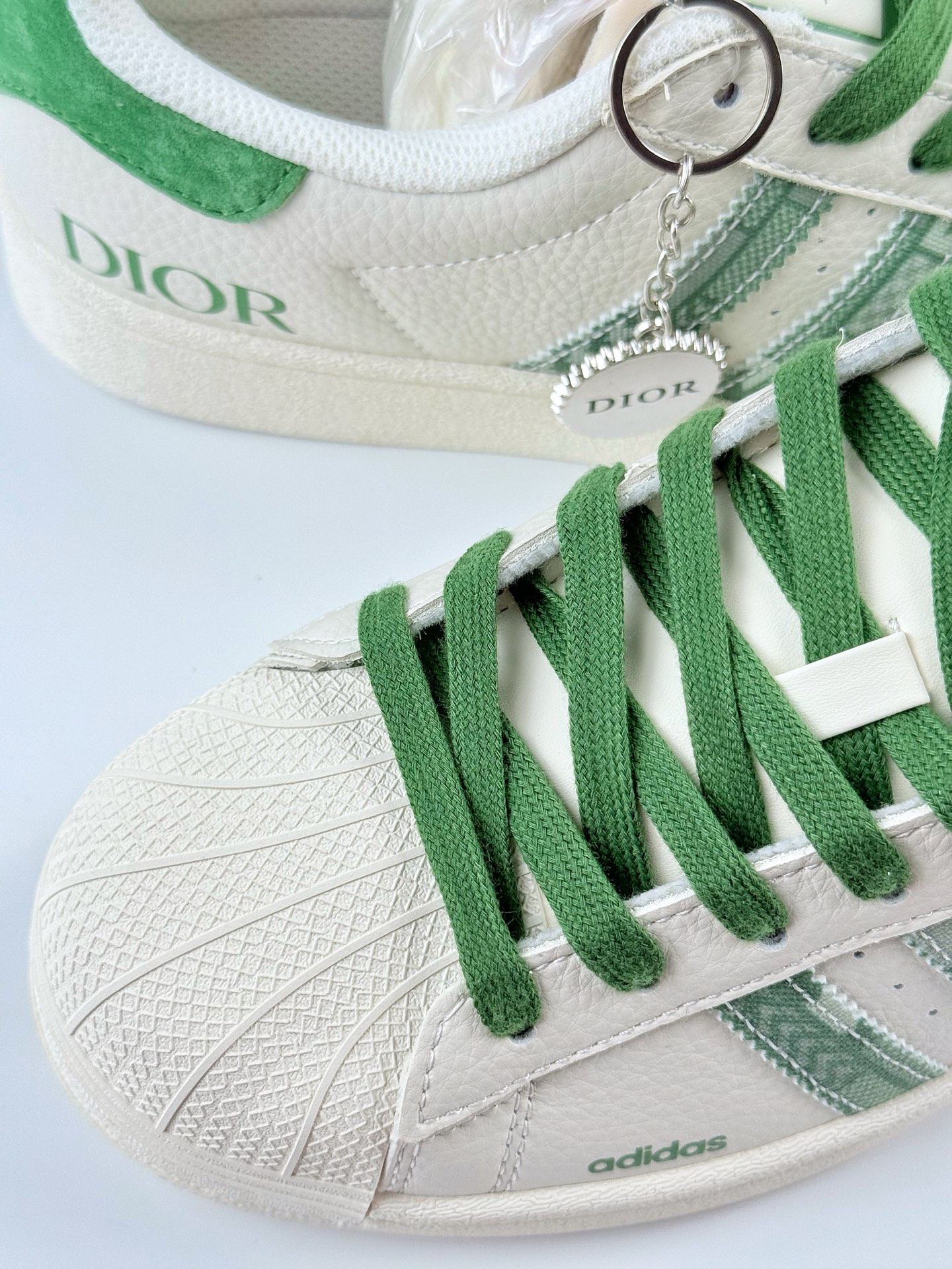 AD Originals Superstar x DIOR 白绿 XS0006
