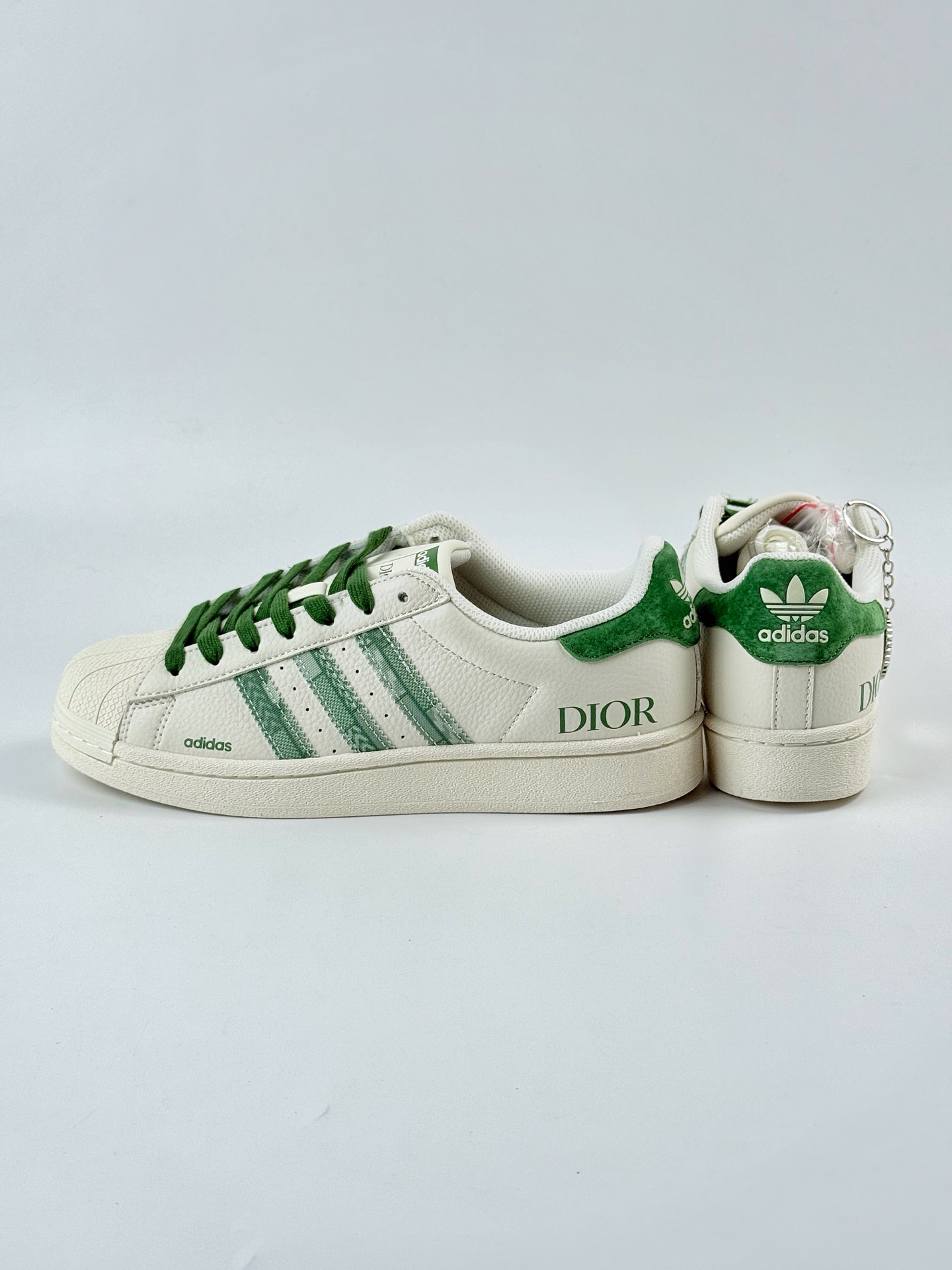 AD Originals Superstar x DIOR 白绿 XS0006