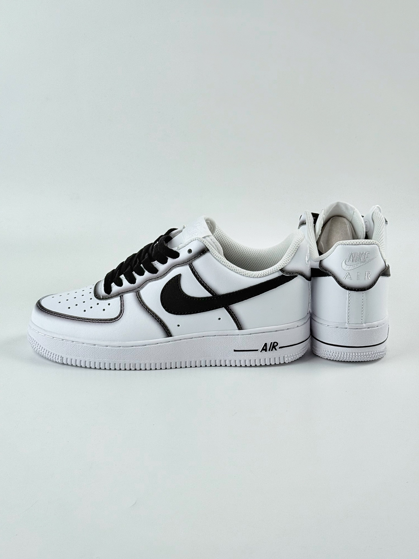 Nike Air Force 1 Low 07 黑色边界 白黑 ZH0316-075