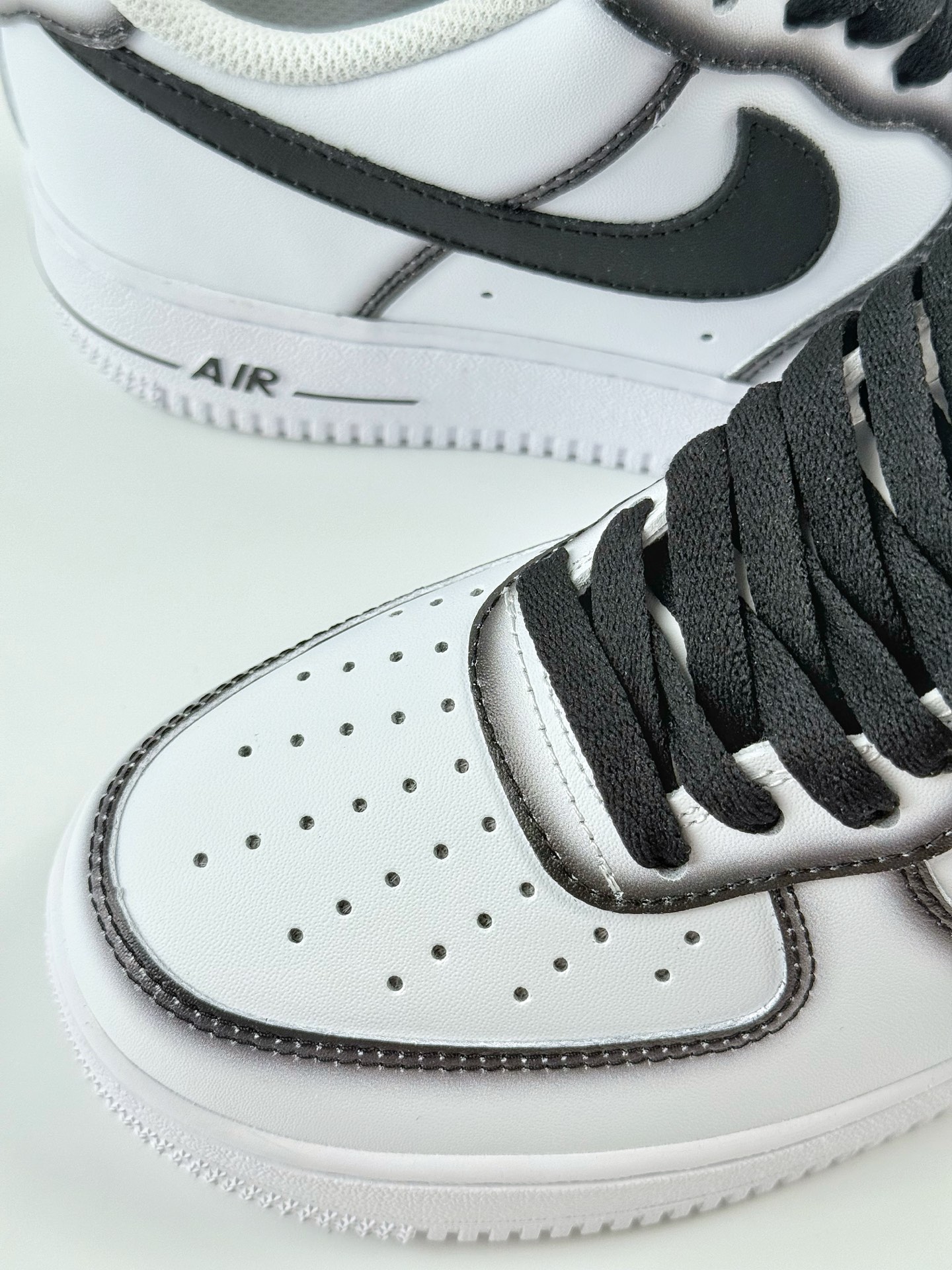 Nike Air Force 1 Low 07 黑色边界 白黑 ZH0316-075