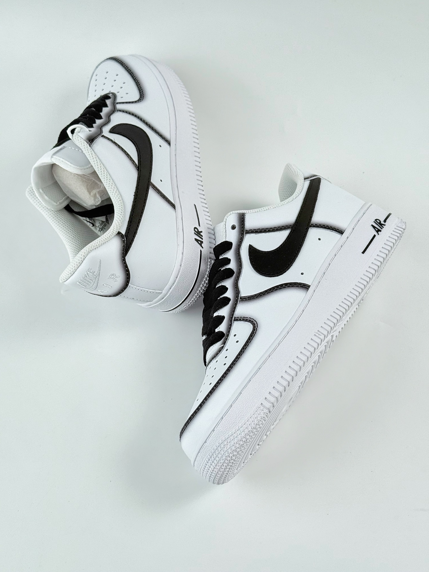 Nike Air Force 1 Low 07 黑色边界 白黑 ZH0316-075