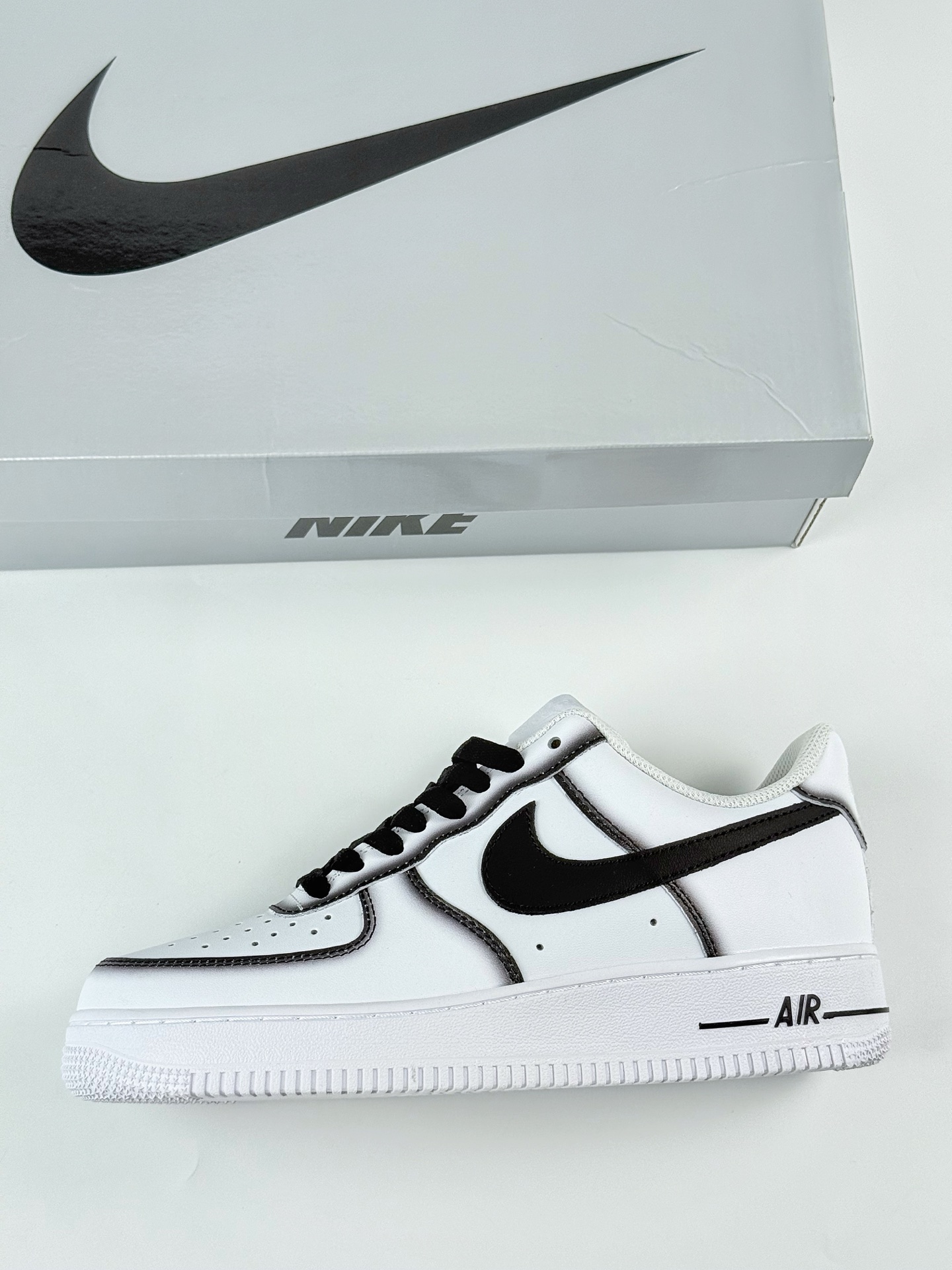 Nike Air Force 1 Low 07 黑色边界 白黑 ZH0316-075