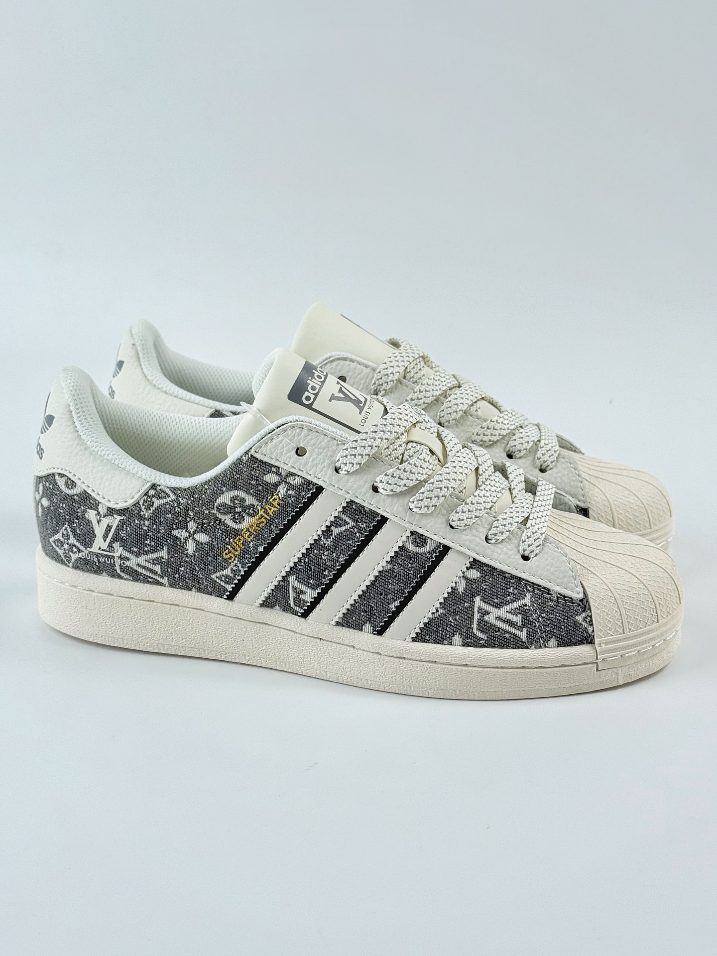 AD Originals Superstar x Louis Vuitton 白灰满天星 JY8911