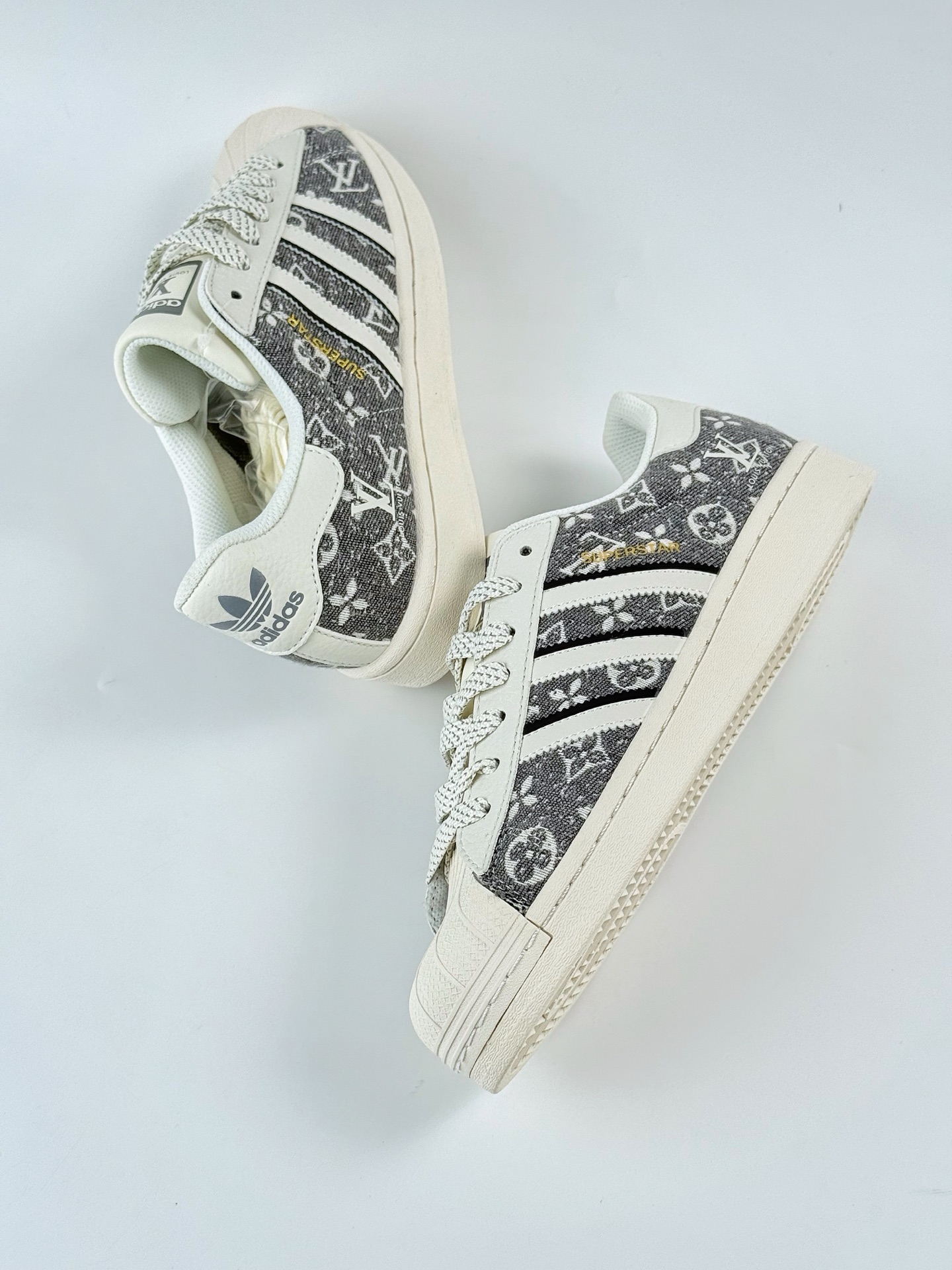 AD Originals Superstar x Louis Vuitton 白灰满天星 JY8911