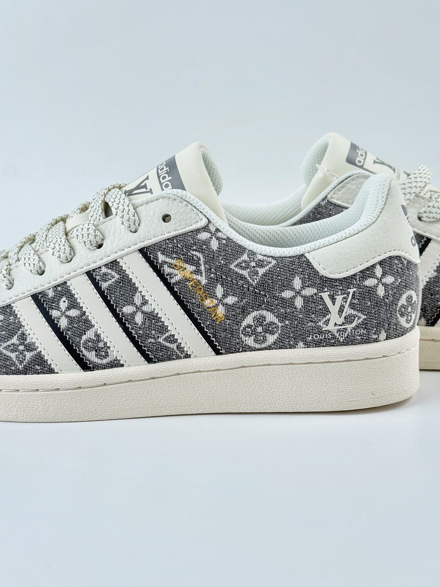 AD Originals Superstar x Louis Vuitton 白灰满天星 JY8911