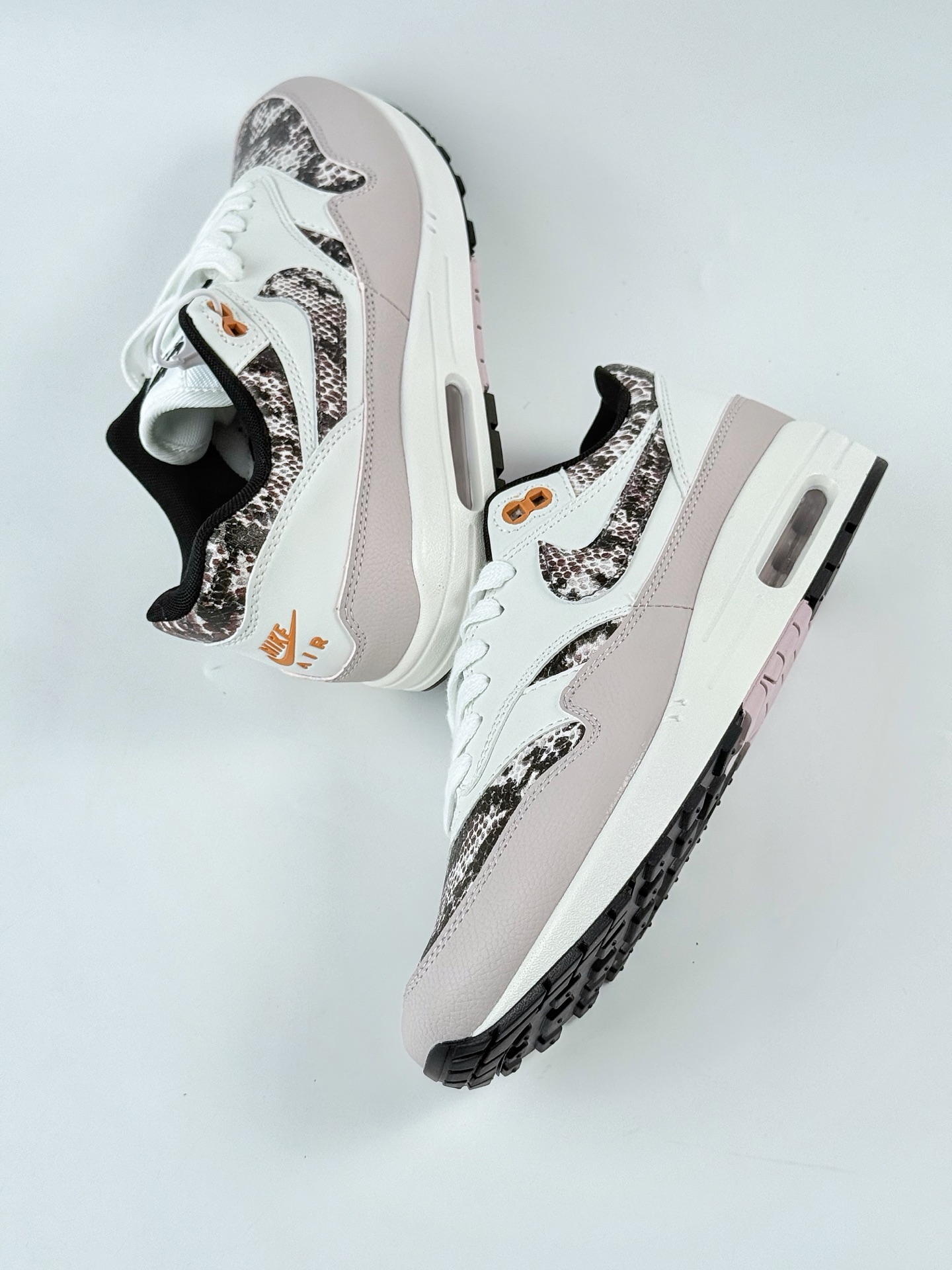 Nike Air Max 1 ”Snakeskin” 淡粉色 复古休闲跑步鞋 HF5338-100