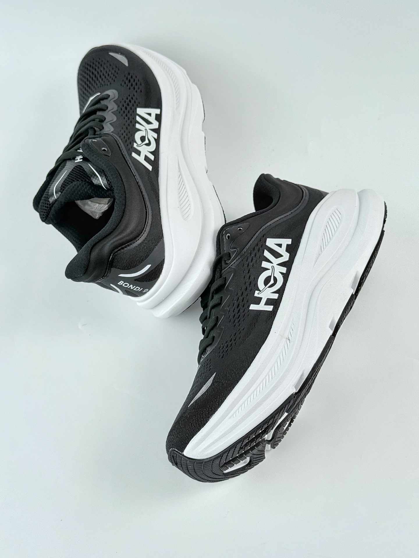 HOKA ONE ONE Bondi 9 低帮专业越野跑步鞋 1162011/BWHT