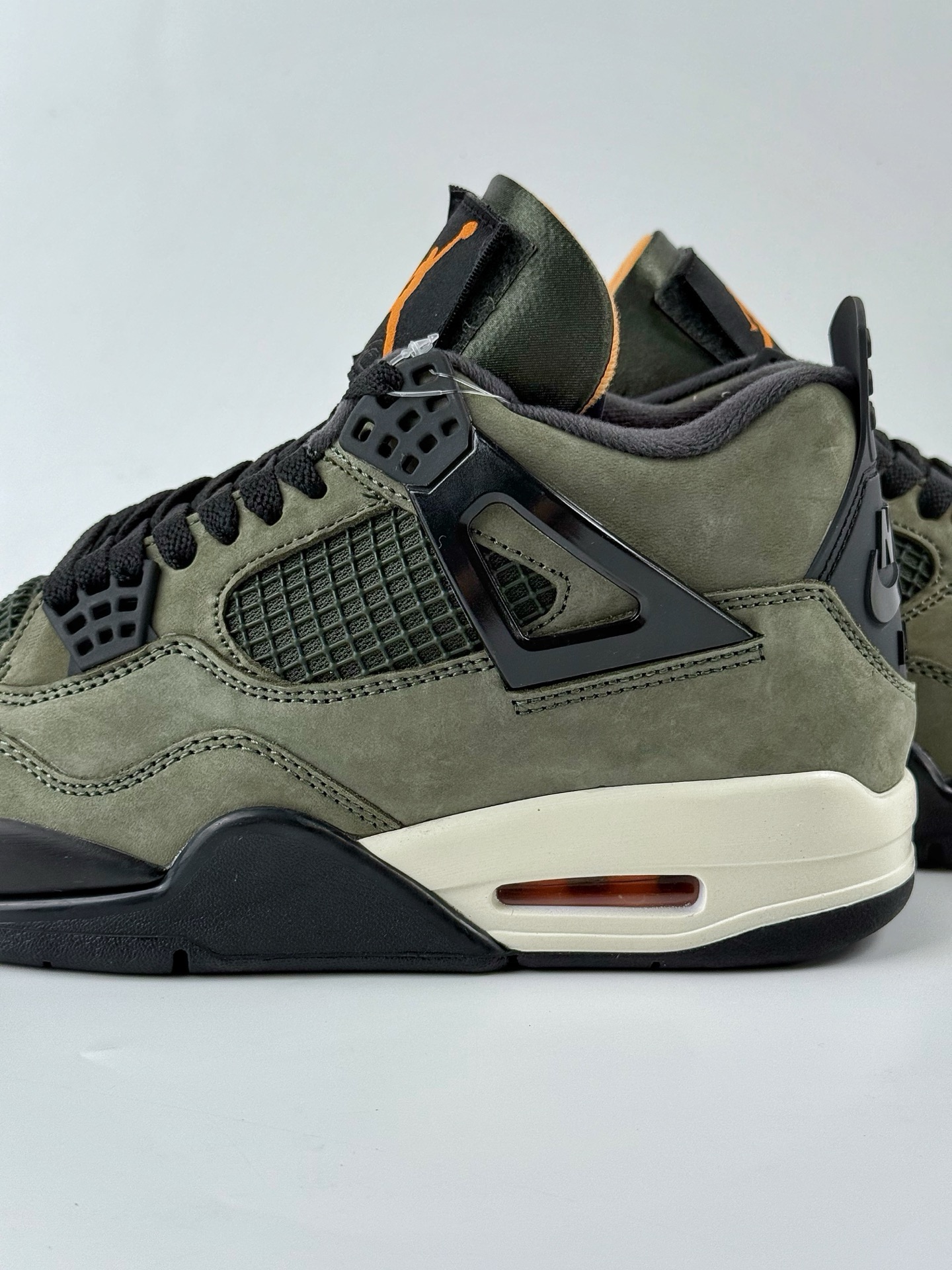 Nike Air Jordan 4 Retro x UNDEFEATED乔丹四代 UNDFTD 军绿麂皮 IB1519-200