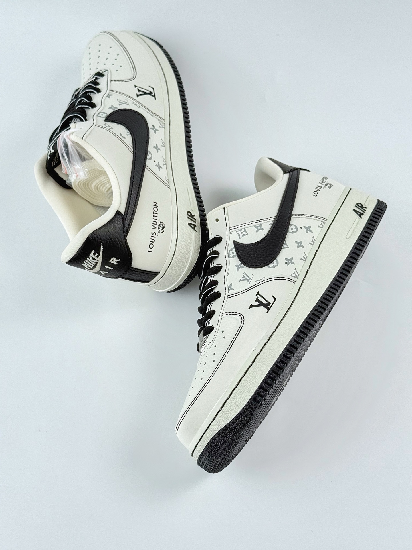 Nike Air Force 1 Low 07 x Louis Vuitton 白黑 BZ6808-102
