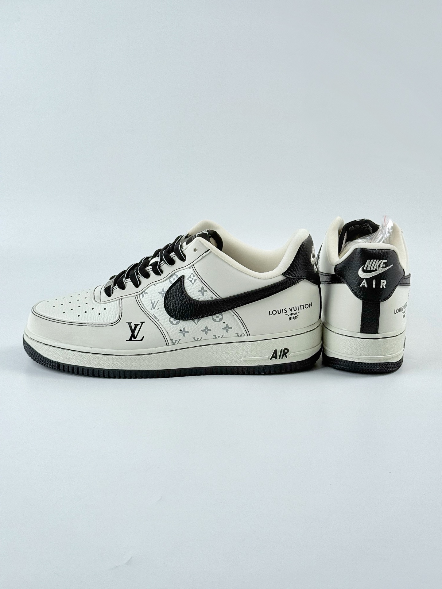 Nike Air Force 1 Low 07 x Louis Vuitton 白黑 BZ6808-102