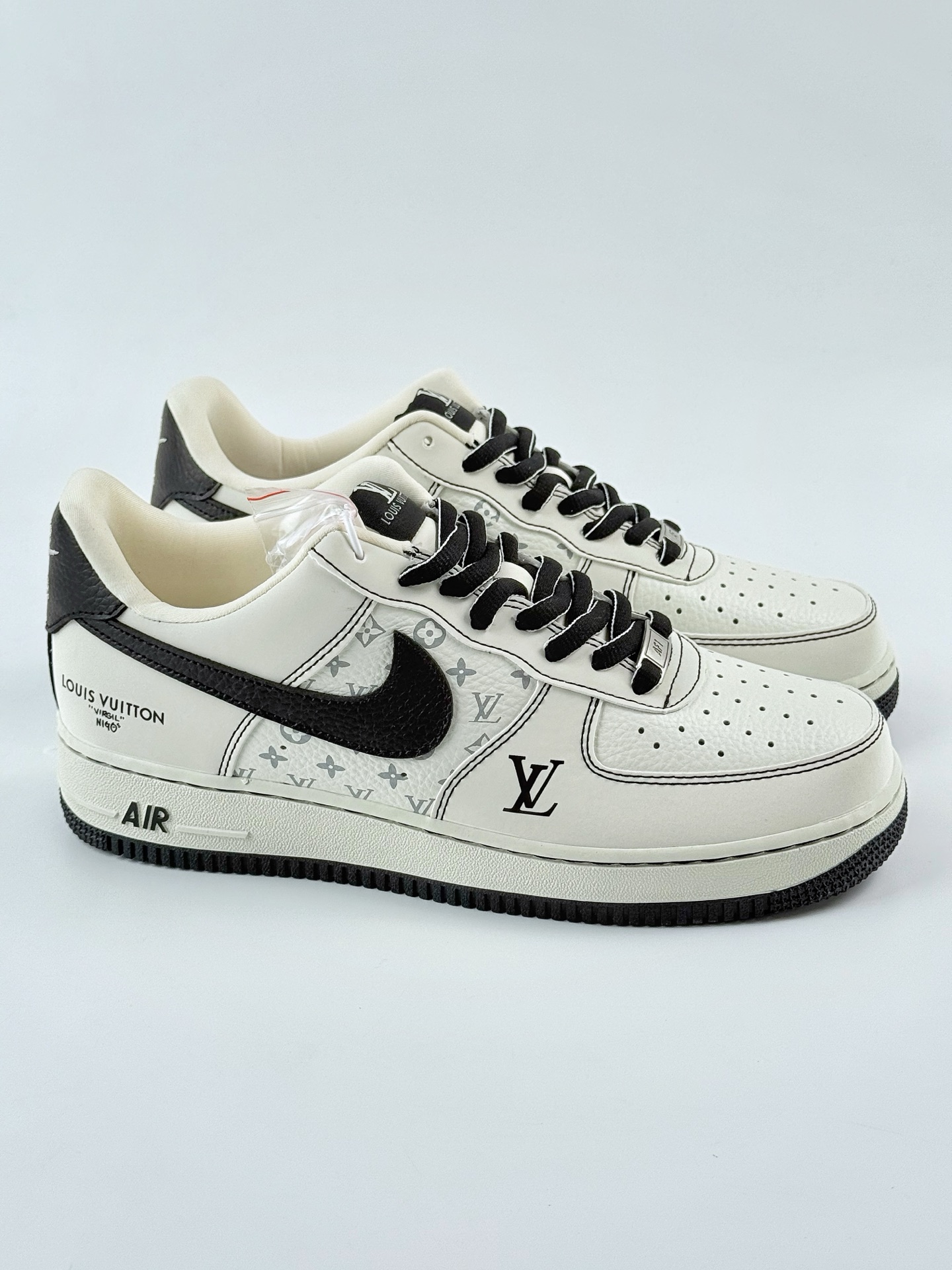 Nike Air Force 1 Low 07 x Louis Vuitton 白黑 BZ6808-102